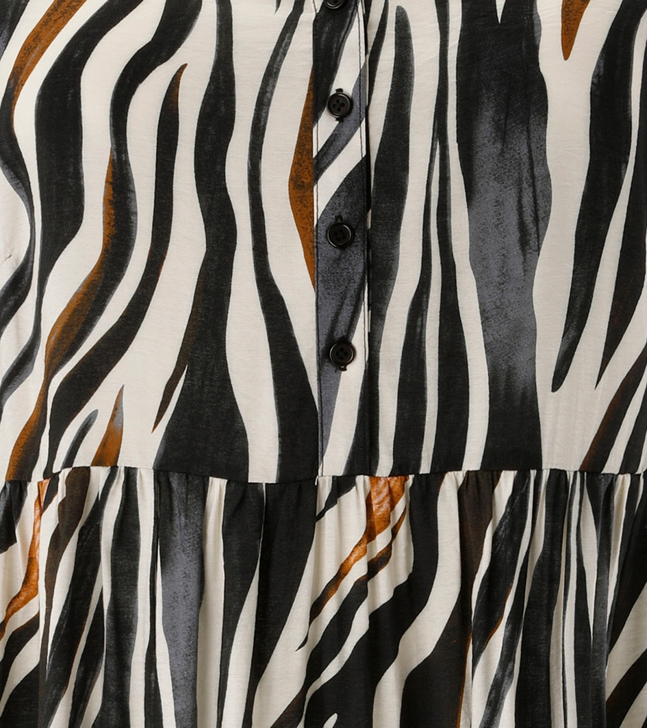 Aniston PLUS Robe tunique im extravaganten Zebra-Print - NEUE KOLLEKTION