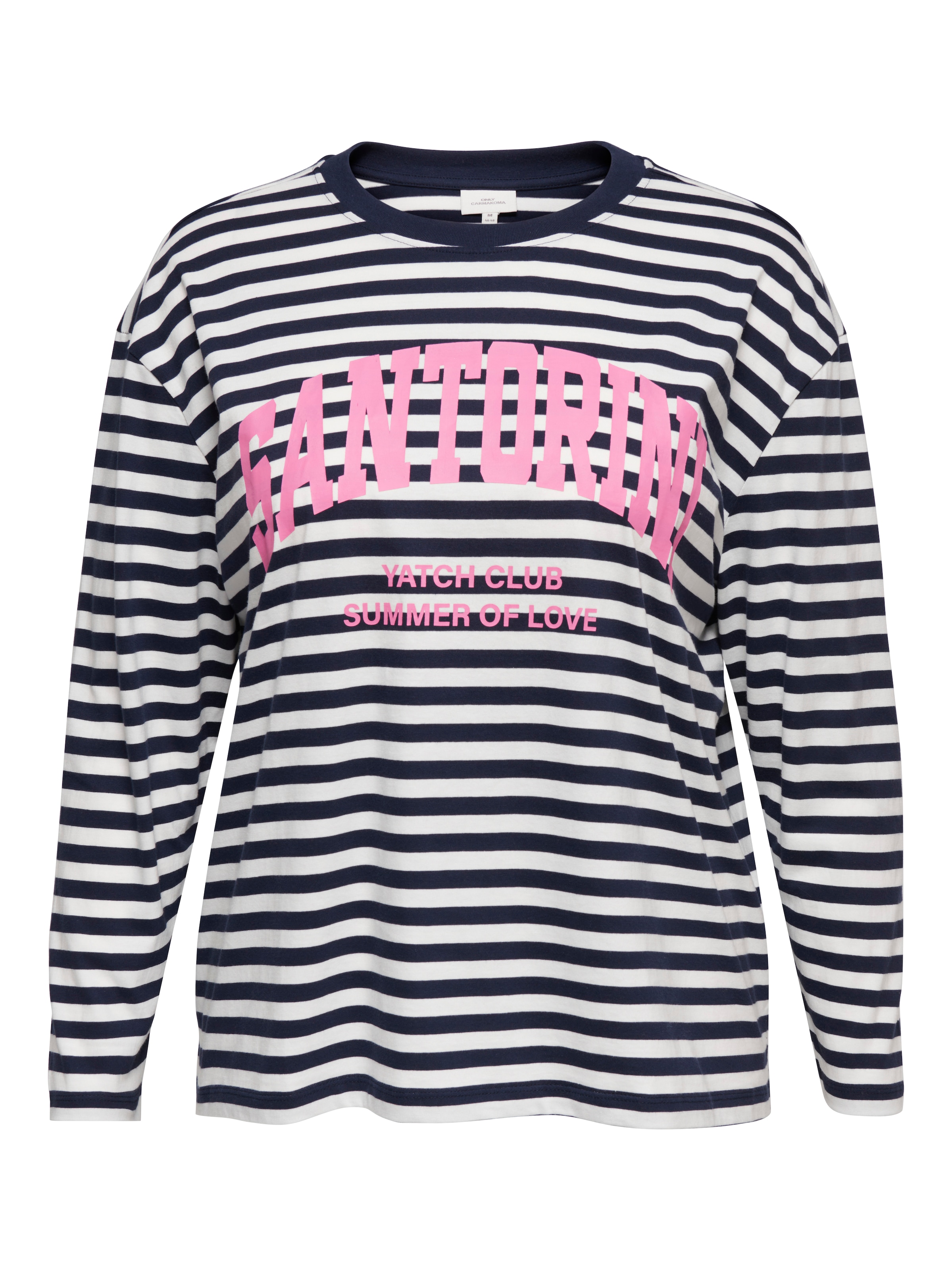 Image of ONLY CARMAKOMA Langarmshirt "CARSARAH LIFE L/S O-NECK BLOUSE JRS"