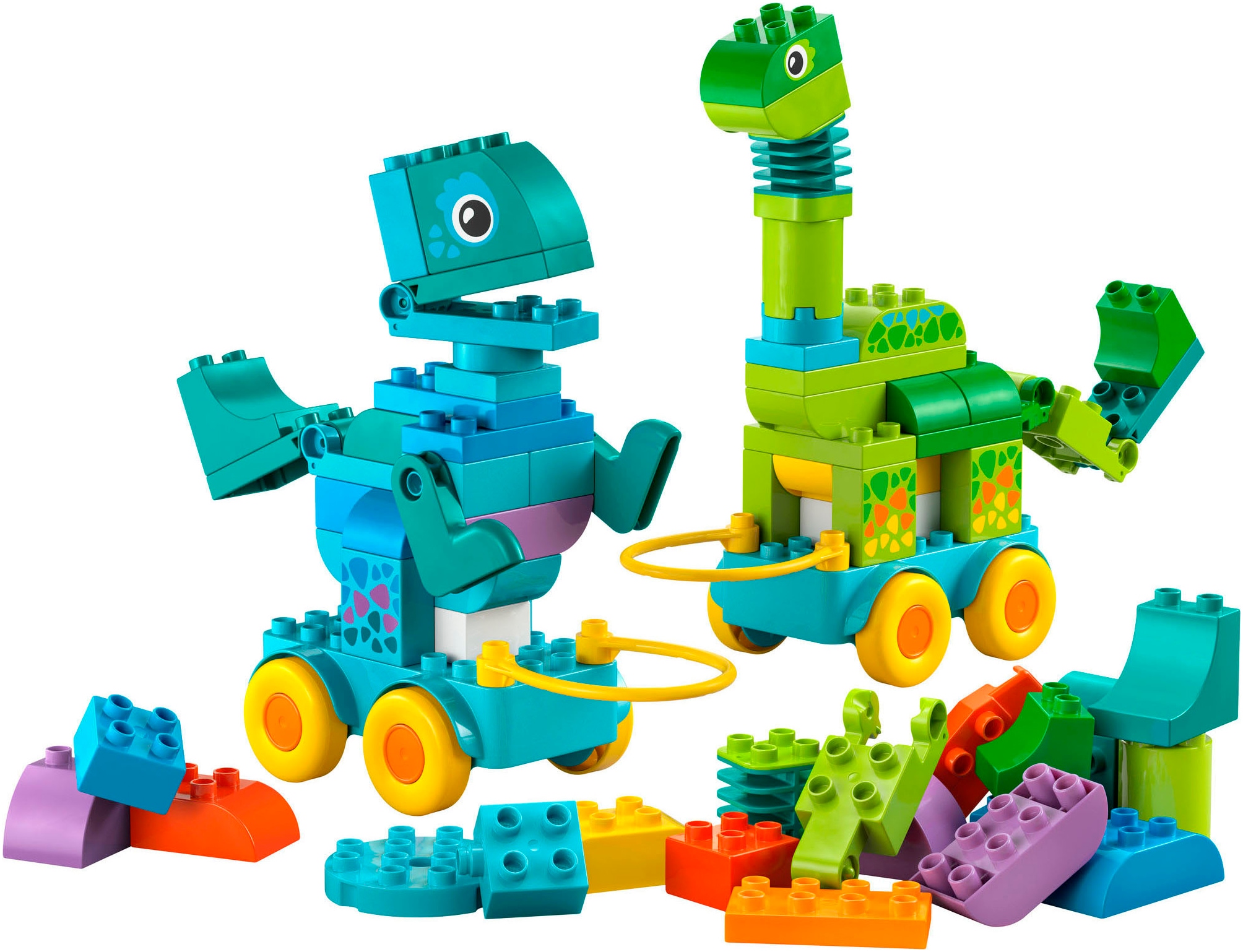 LEGO® Konstruktionsspielsteine »Dinos auf Rädern 3-in-1-Set (10451), LEGO DUPLO Town« Made in Europe