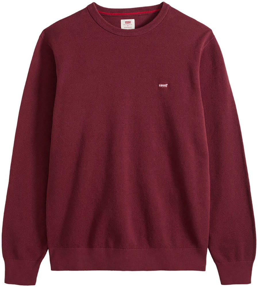 Levi's® Pull à col rond »LIGHTWEIGHT HM SWEATER« Feingerippte Abschlüsse