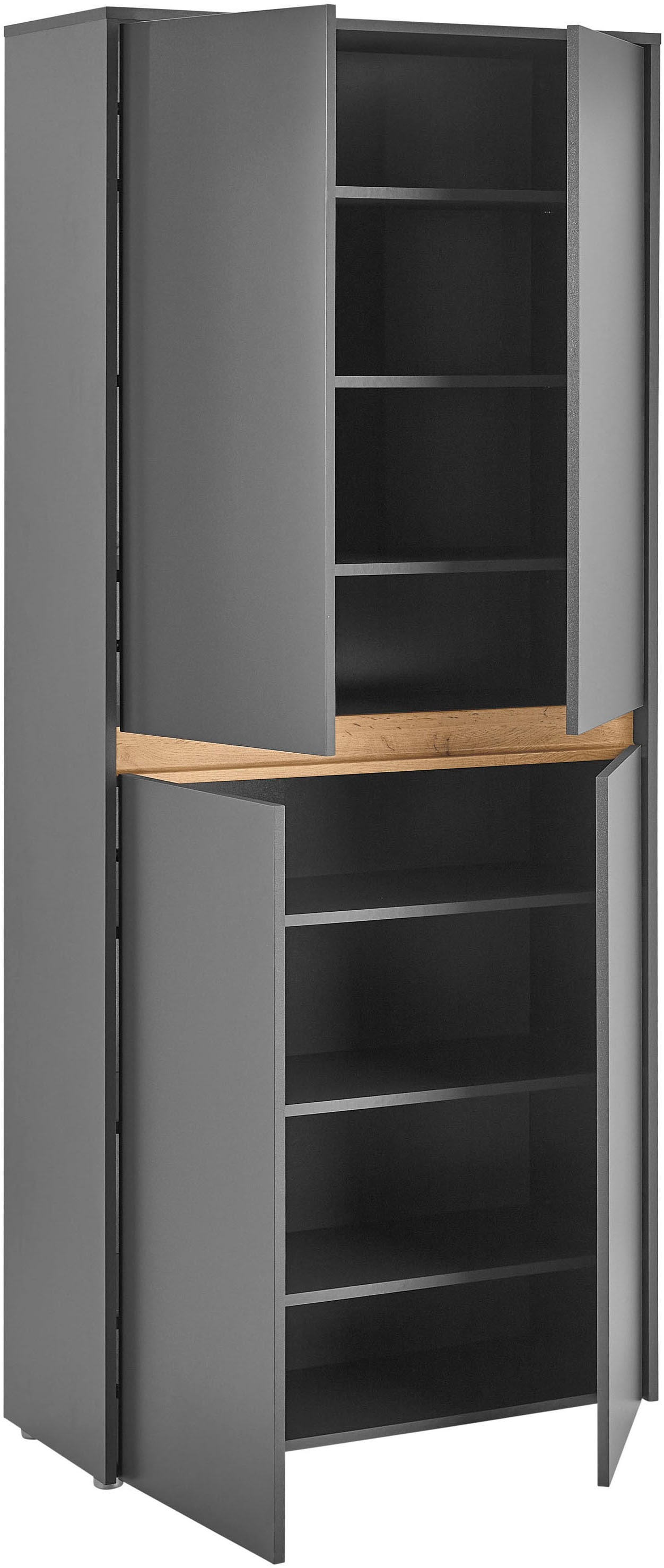 Home affaire Schuhschrank »City/Giron, modernes Schuhregal, Schrank für 32 Schuhe, Schuhkommode« acht Schuhfächer, viel Stauraum, 93 cm breit
