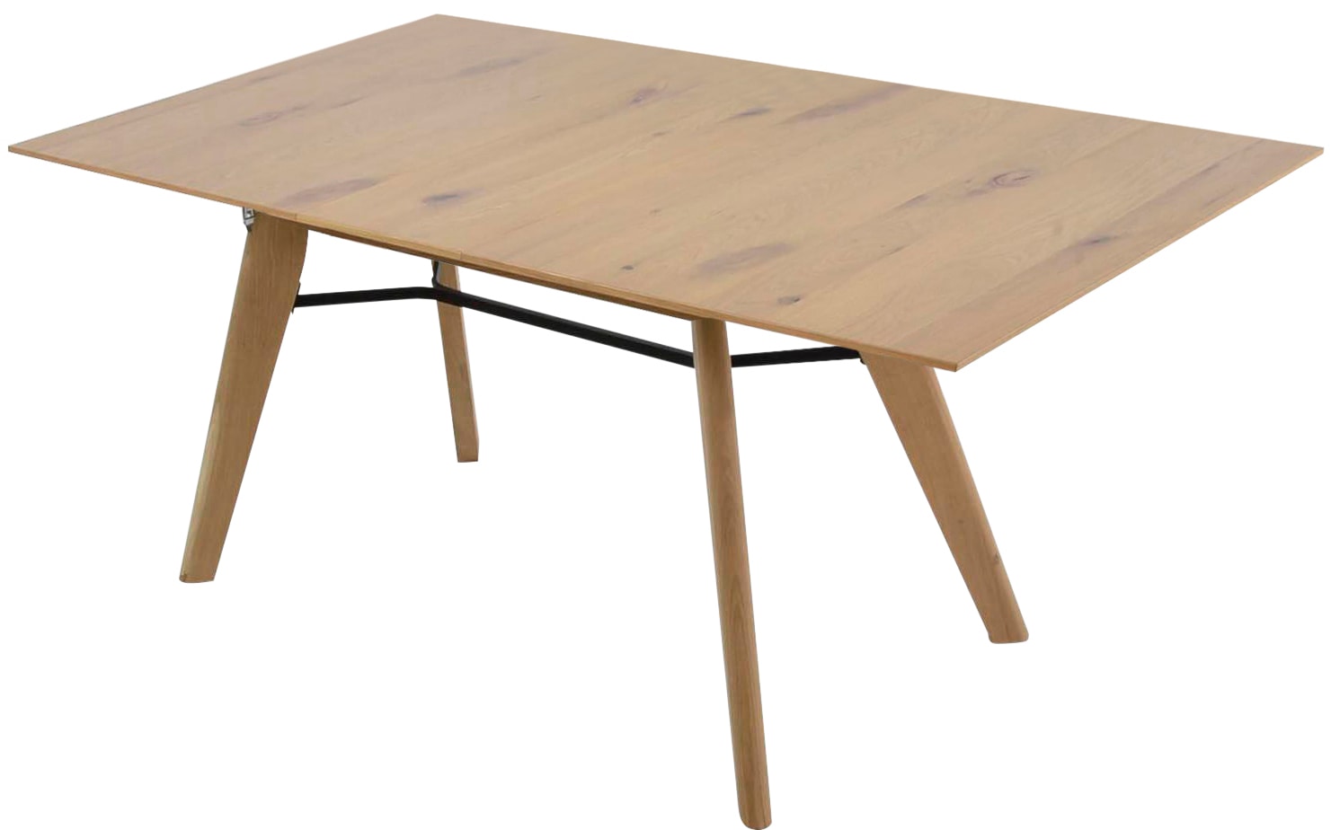 K+W Komfort & Wohnen Esstisch »Giacomo IV« in Asteiche bianco furniert, 2 Grössen auswählbar, mit Synchronauszug
