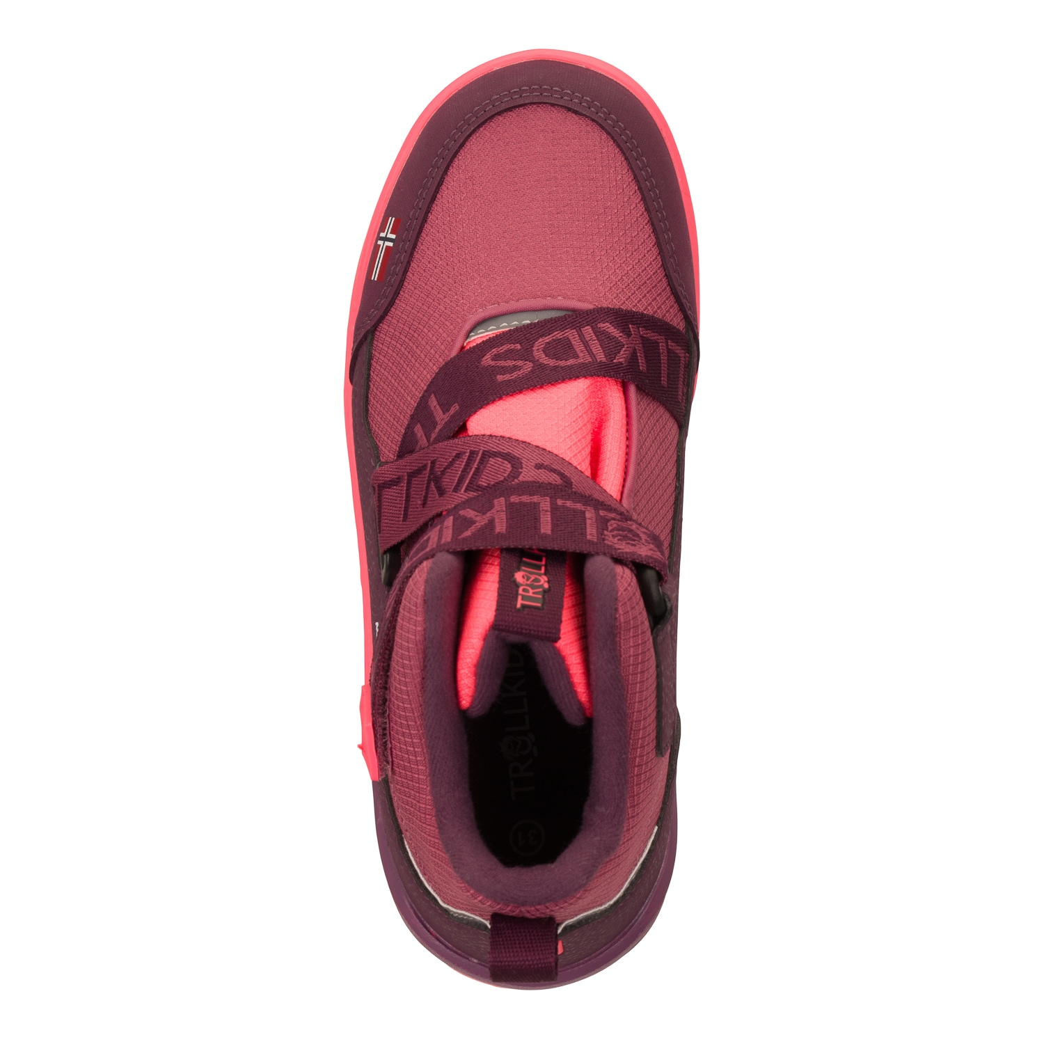 TROLLKIDS Chaussures pieds nus »KIDS NORDFJORD BAREFOOT WINTER HIKER«  imperméable, doublure chaude en polaire