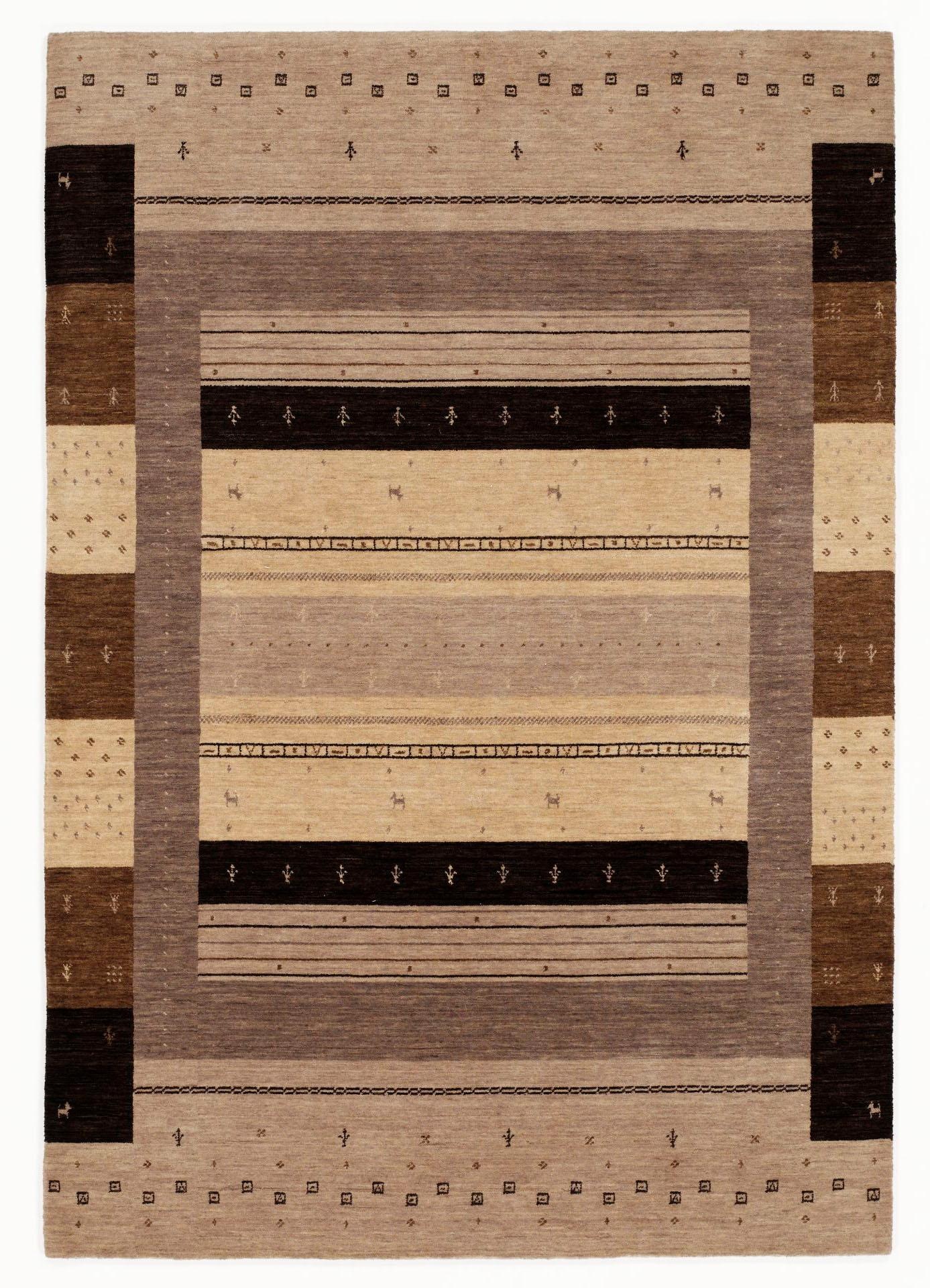 Image of OCI DIE TEPPICHMARKE Wollteppich »Loriba Nature«, rechteckig, 14 mm Höhe, reine Wolle, handgeknüpft, Wohnzimmer bei Ackermann Versand Schweiz