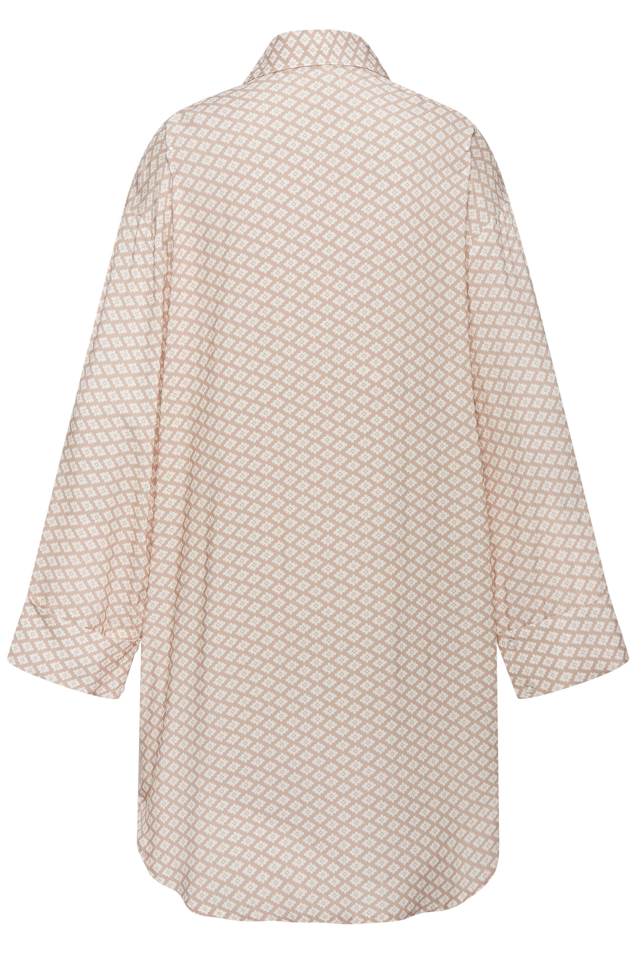 LASCANA Pyjamaoberteil mit grafischem Allovermuster