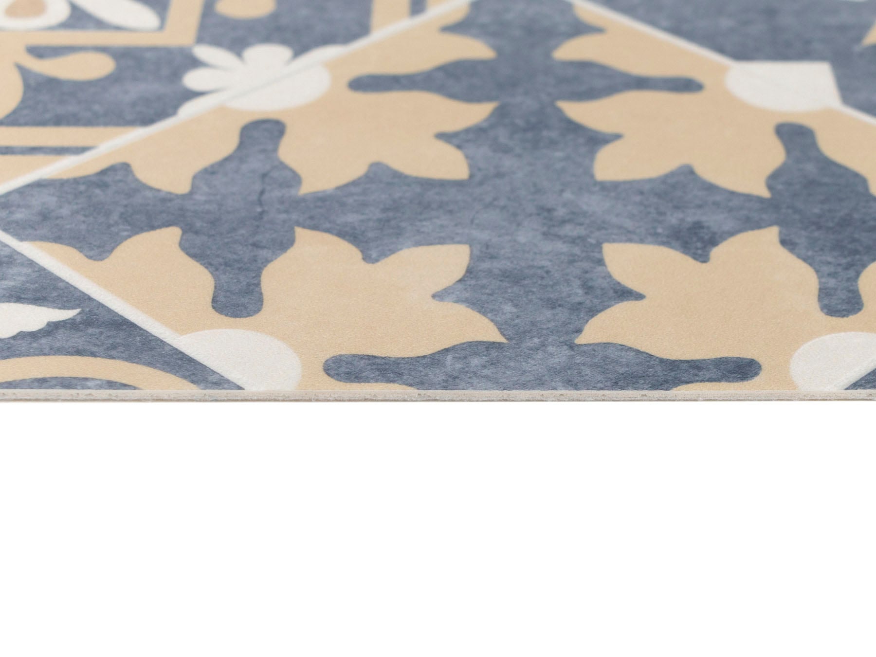 Primaflor-Ideen in Textil Vinyl-Läufer »Küchenläufer VERSAILLE«, rechteckig, Läufer aus Vinyl, abwischbar, Motiv Fliesenoptik Ornamente, Küche