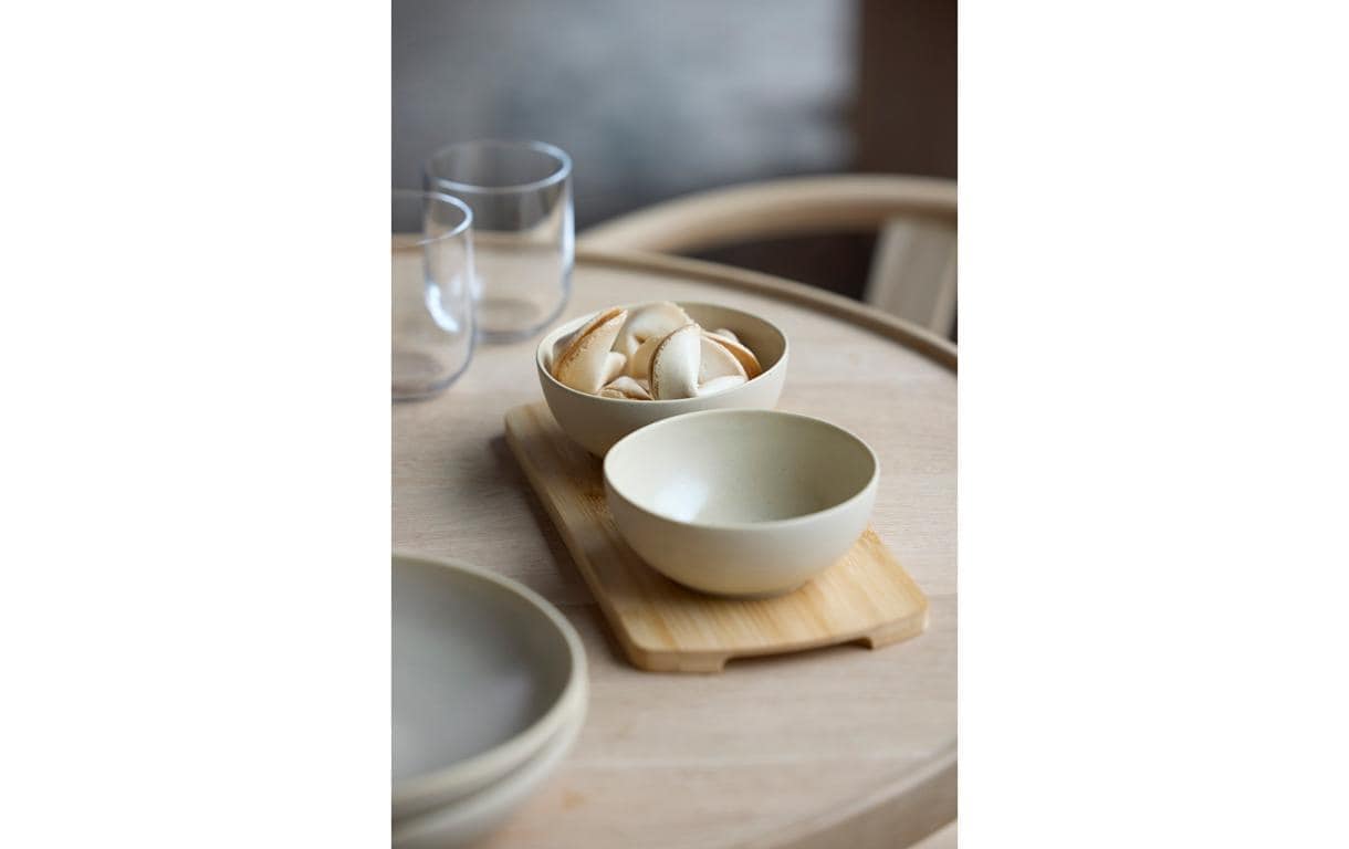 Villa Collection Denmark Tablett »mit 2 Schälchen Shoku« Holzart: Bambus (China)