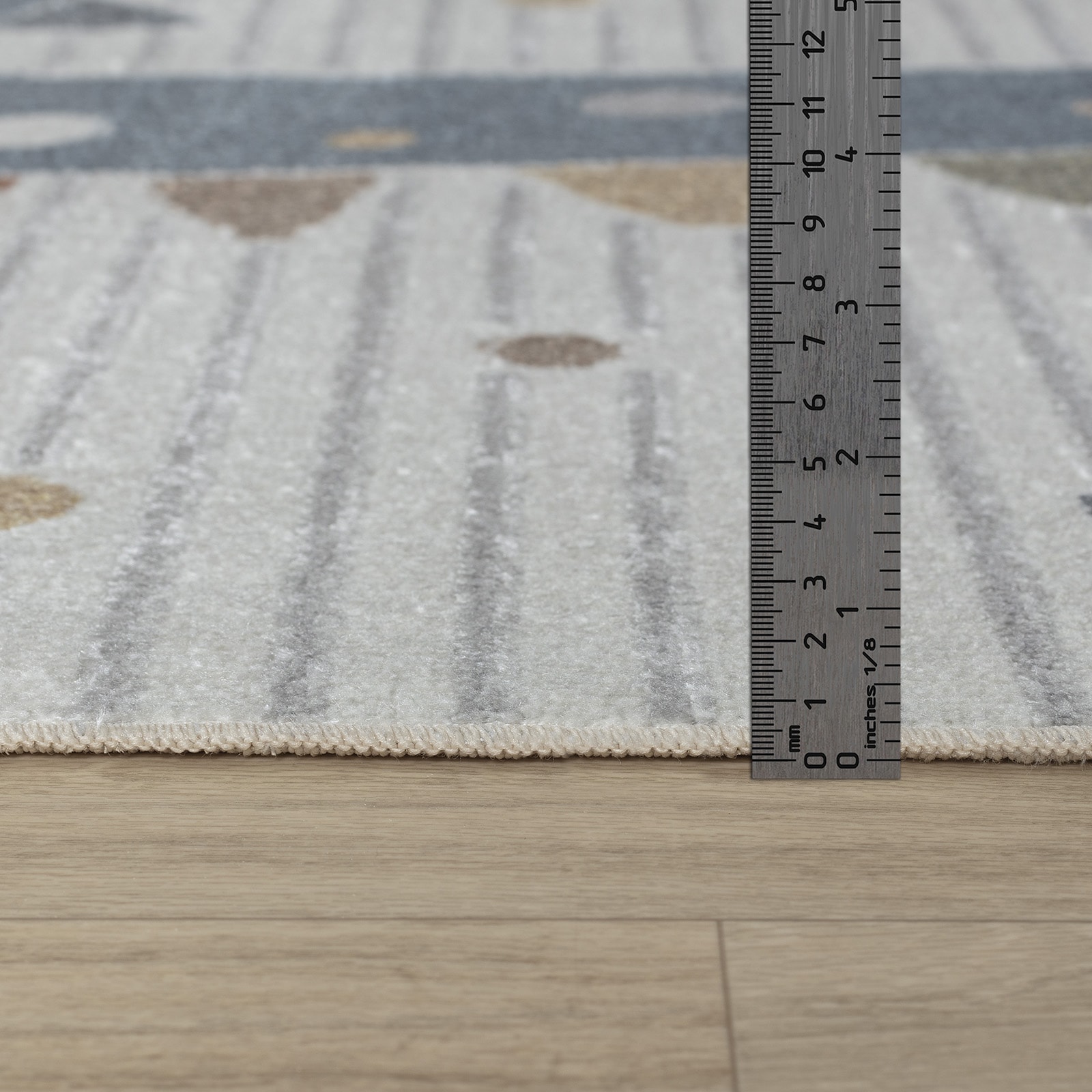 Livabliss Teppich »SEOUL« rund 5,08 mm Höhe Maschinenwaschbarer Kinderteppich – praktisch und pflegeleicht
