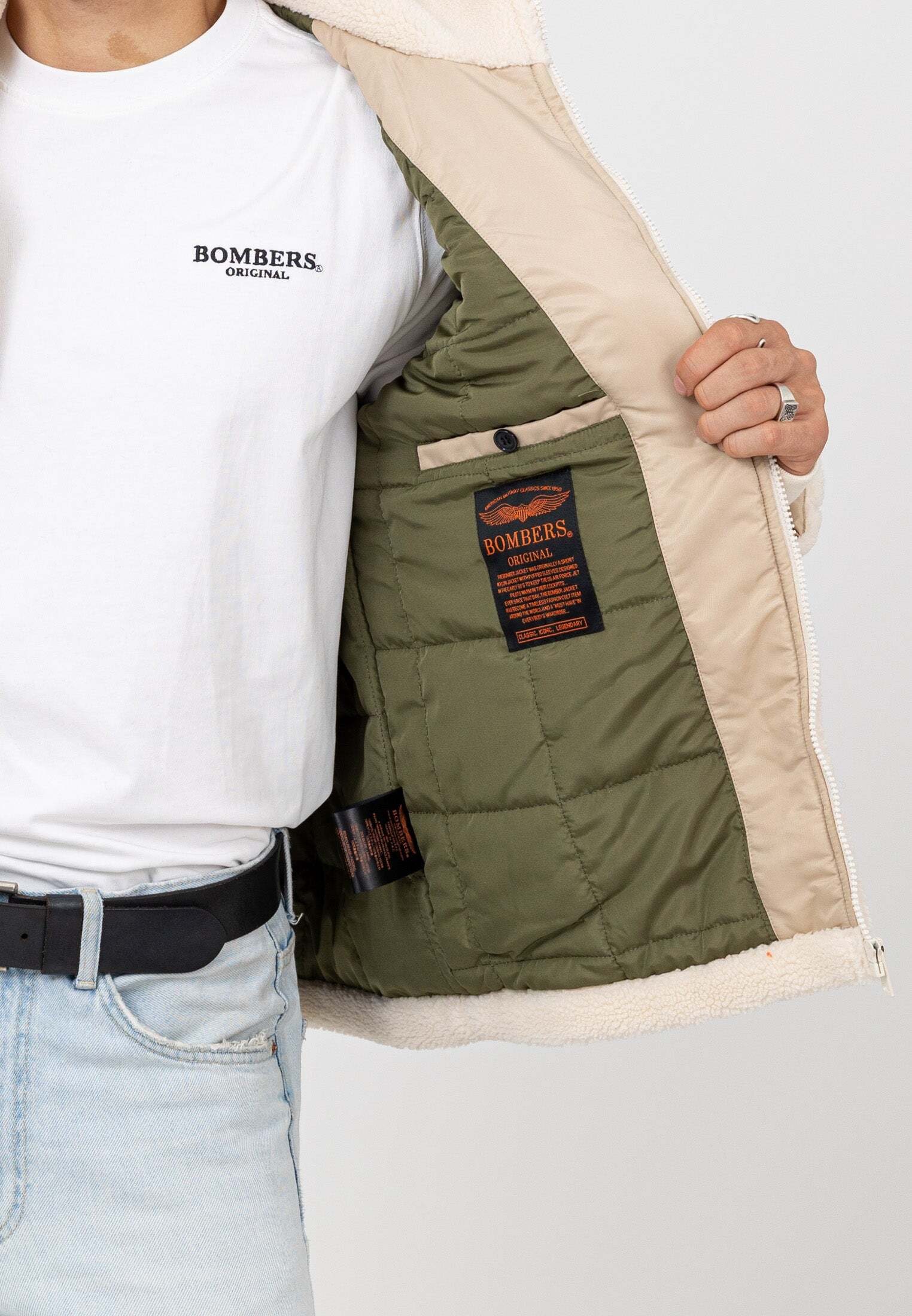 Bombers Original Veste polaire »Bombers Original Fleecejacke Moncton-M«