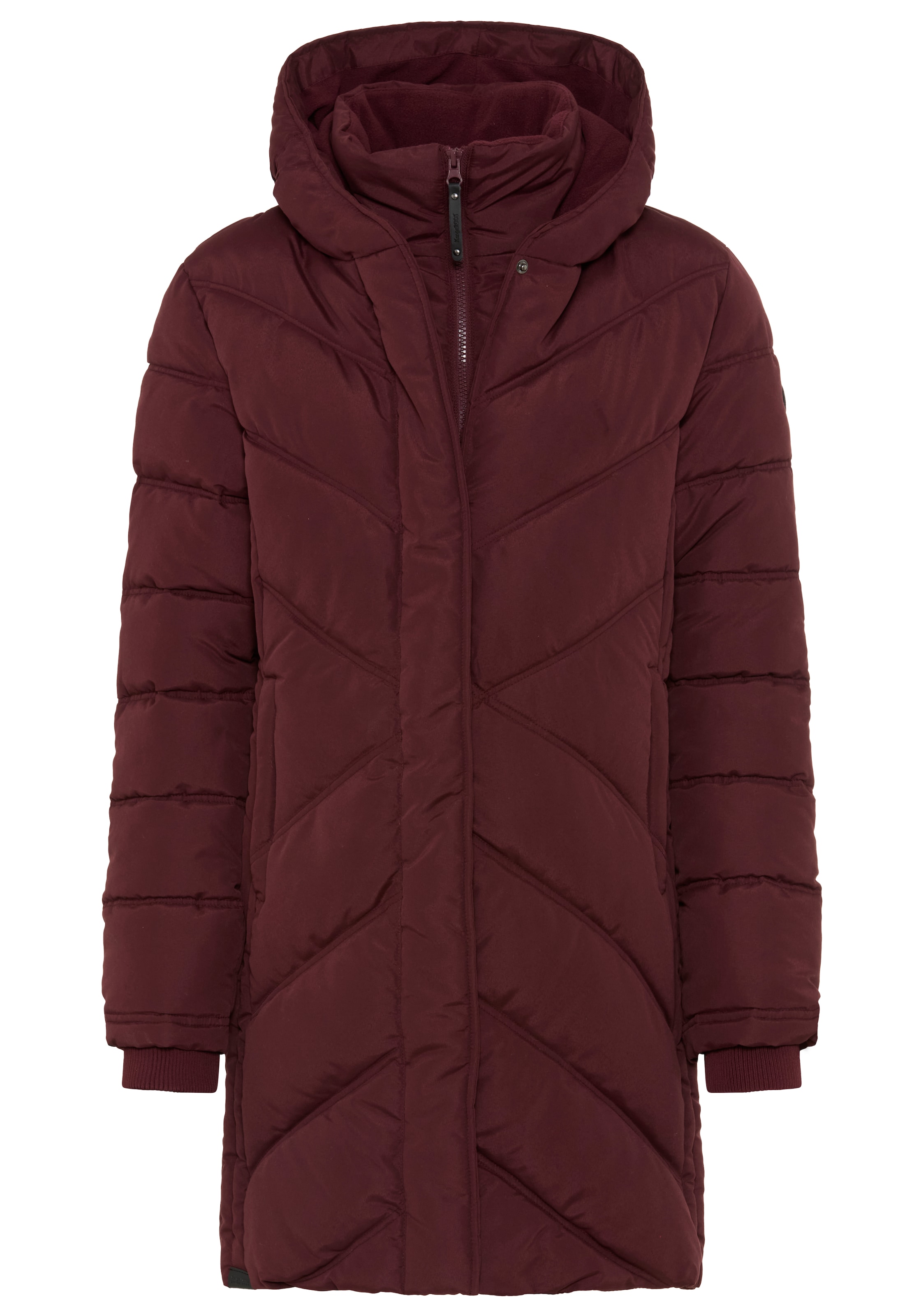 KangaROOS Winterjacke mit Kapuze mit hochschliessendem Kragen,  gefütterte Kapuze