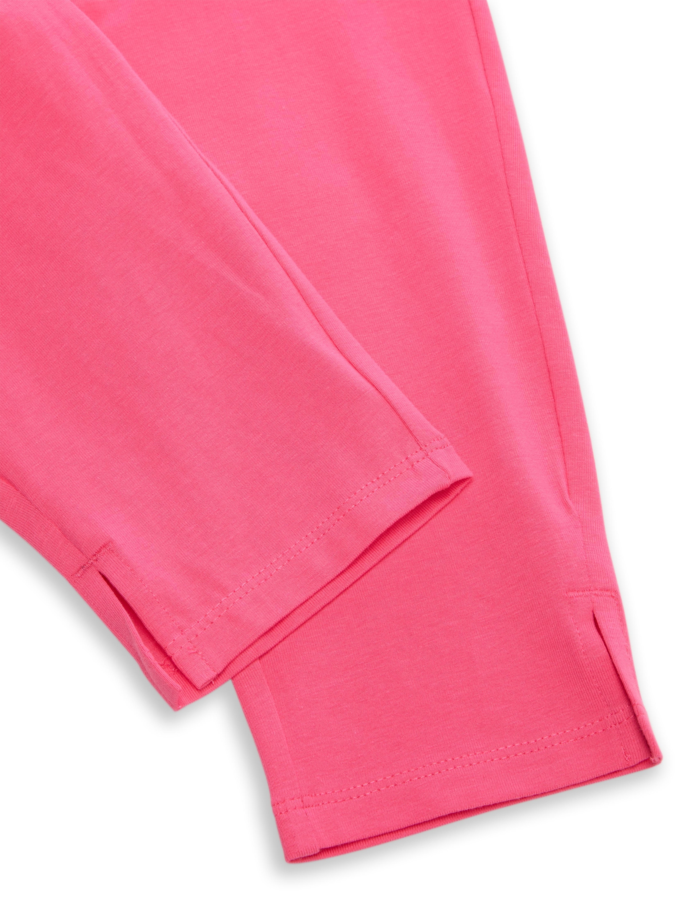TOM TAILOR Caprileggings  im 2er Pack, aus Baumwollmischung und elastischem Jersey, pflegeleicht