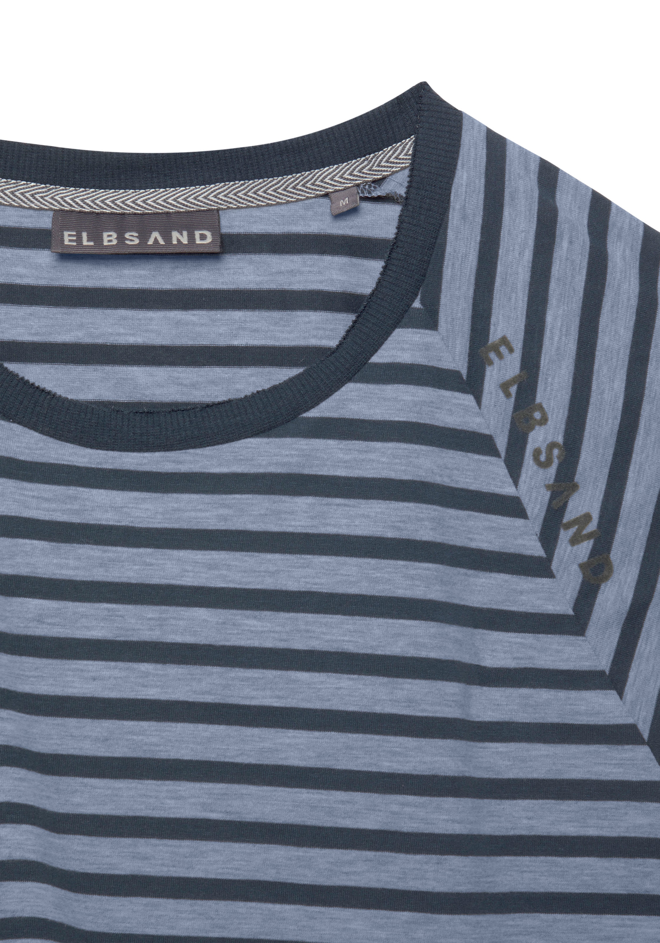 ♕ Elbsand Kurzarmshirt Baumwoll-Mix, »Caira«, aus und T-Shirt versandkostenfrei mit Streifen, auf bequem sportlich