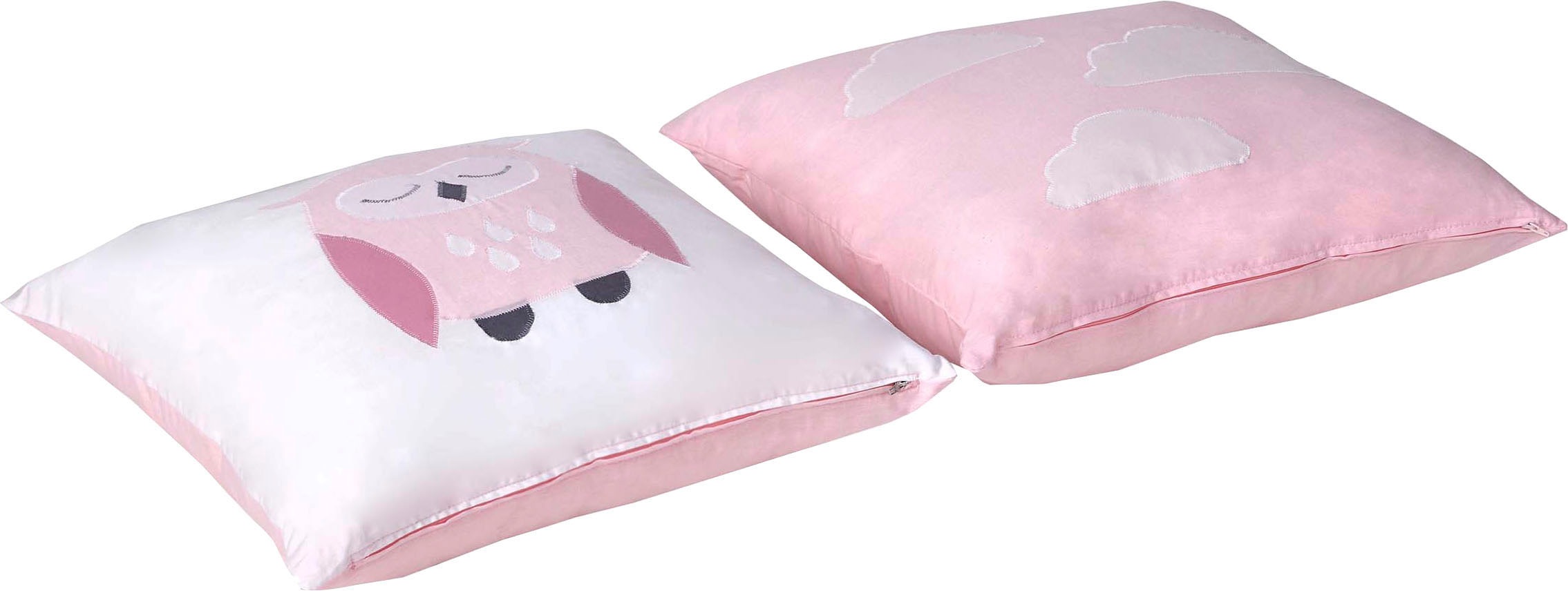 Image of Hoppekids Dekokissen »«Eule»«, (2 St.), Zierkissen 50x50 für Kinderbett 2 St. bei Ackermann Versand Schweiz