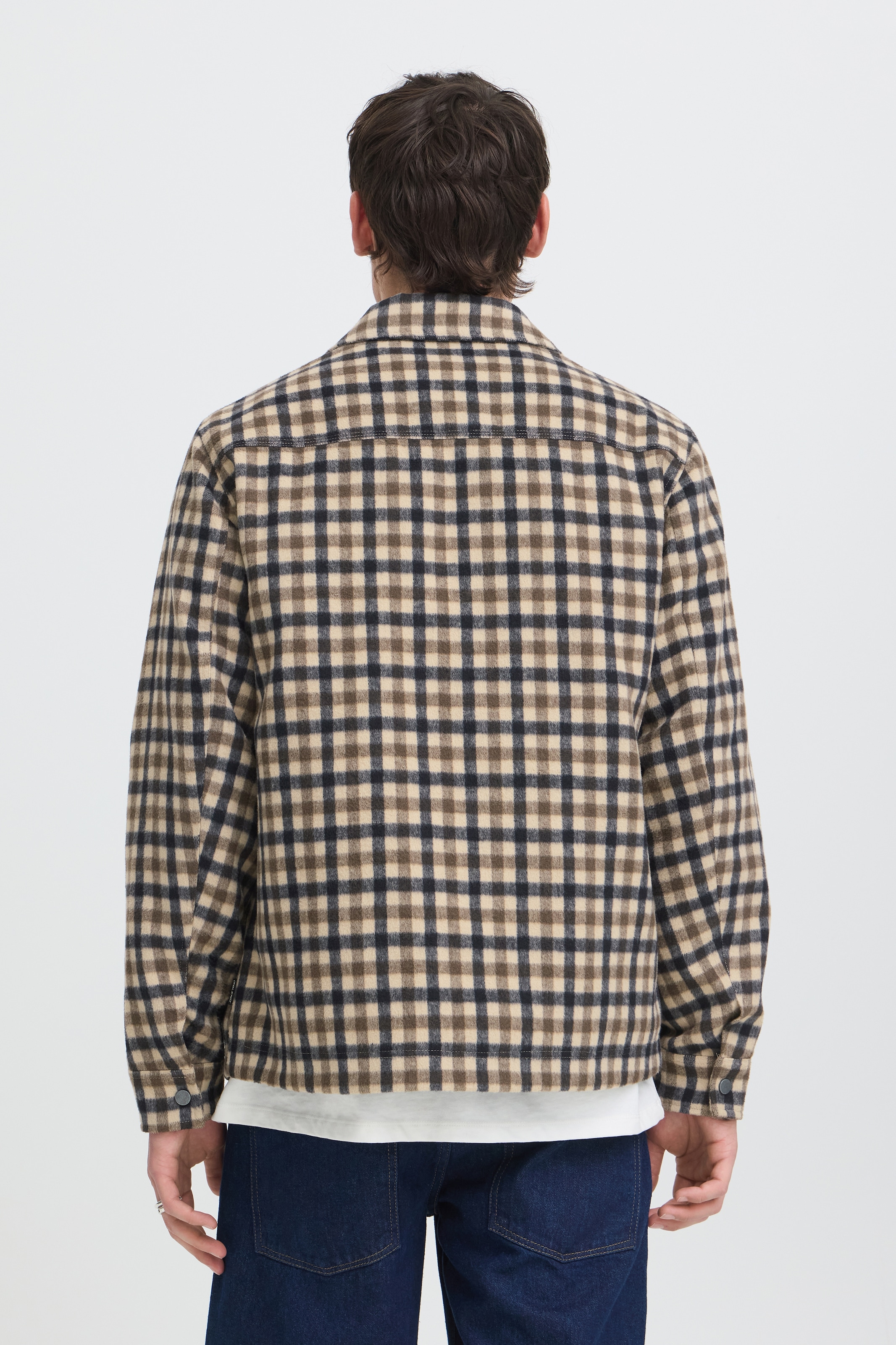 Blend Kurzjacke »BHFIFE CHECK JKT« Kunstfaser, regular fit