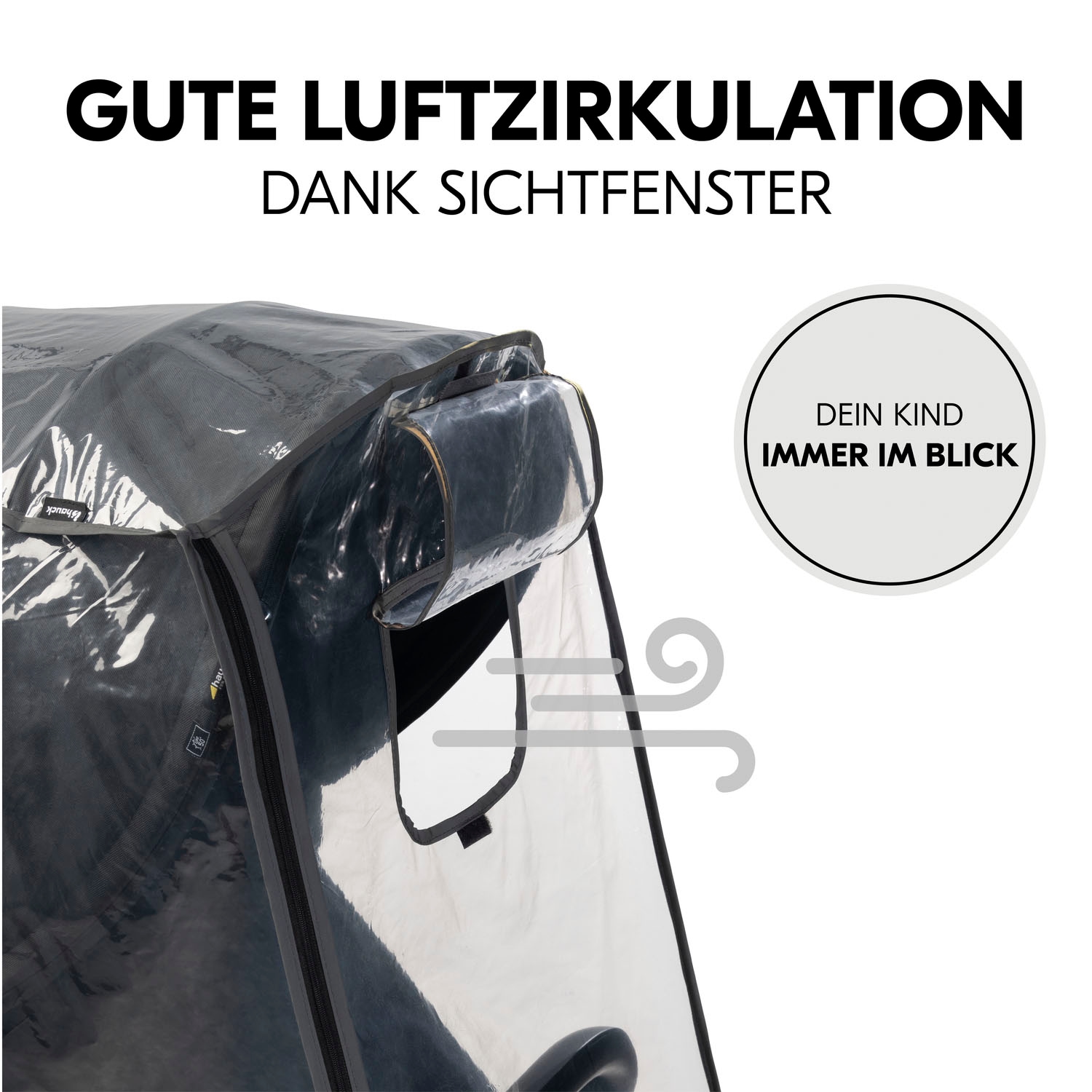 Hauck Kinderwagen-Regenschutzhülle »Pushchair Raincover 4W« für 4-Rad-Buggy