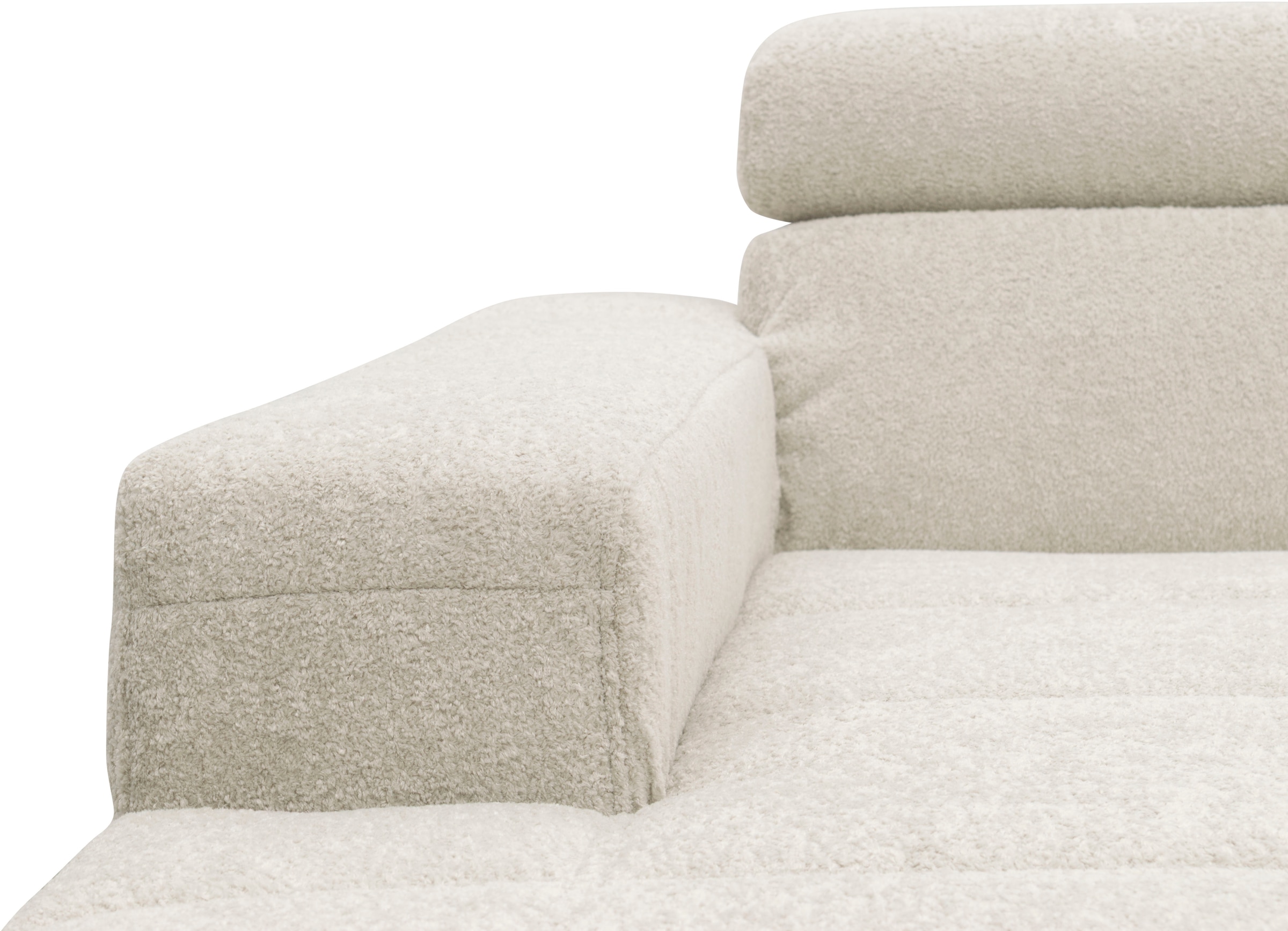 GOODproduct Wohnlandschaft »Ballerup 359 x 228 cm, auch mit verstellbarer Sitztiefe« Kopfteile verstellbar, Pet Friendly Bezug, U-Form