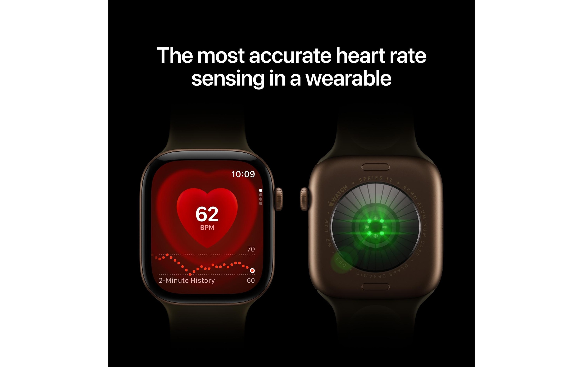 Apple Smartwatch »Apple Watch S12 Aluminium, Sportband«(42/ 1,65 ″)