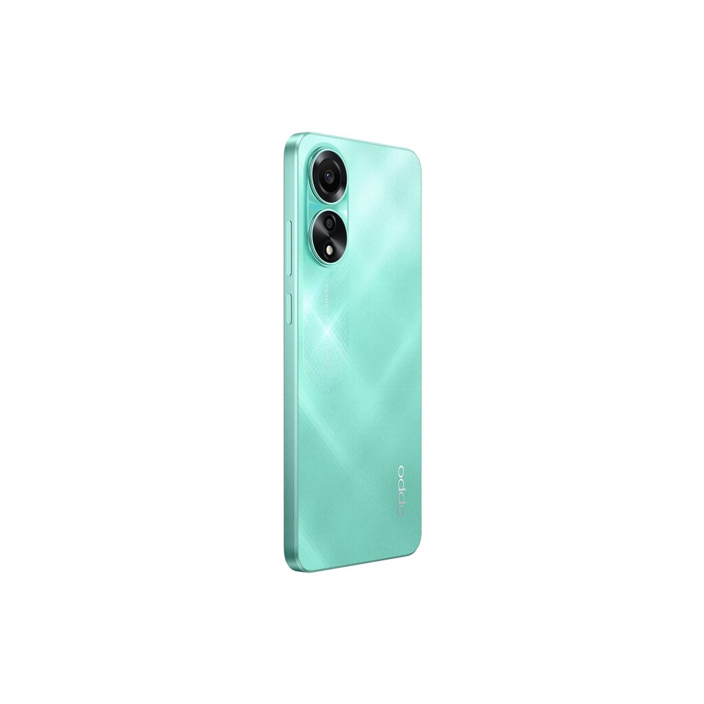 Oppo Smartphone »A78 Aqua Green«, Grün, 16,26 cm/6,43 Zoll, 128 GB Speicherplatz, 50 MP Kamera