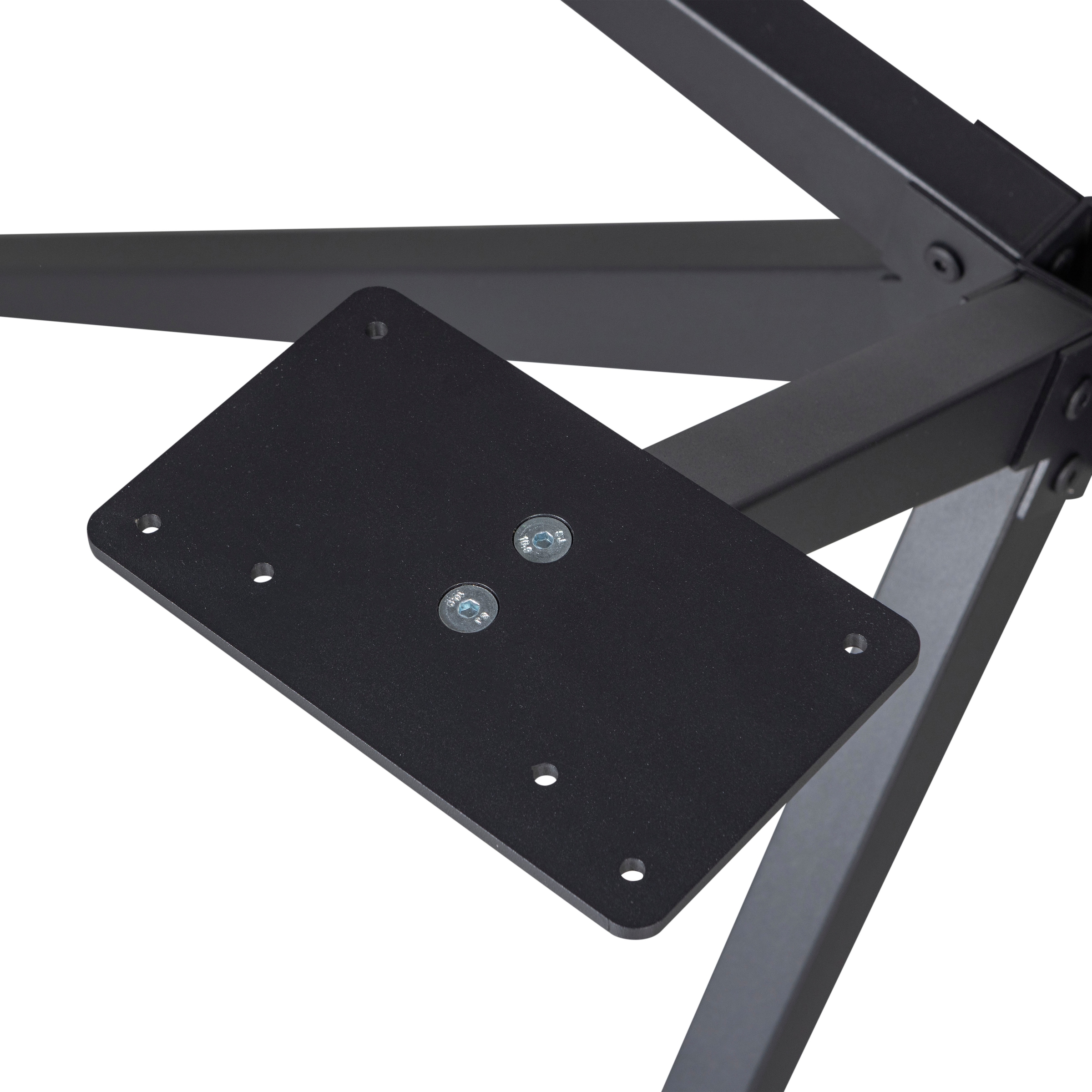 WOOOD Pied de table »Tablo Holland aus Metall mit Pulverbeschichtung Ø 80 x H 72 cm« structure croisée Ø 3,5 cm, capacité de charge 120 kg, facile à monter