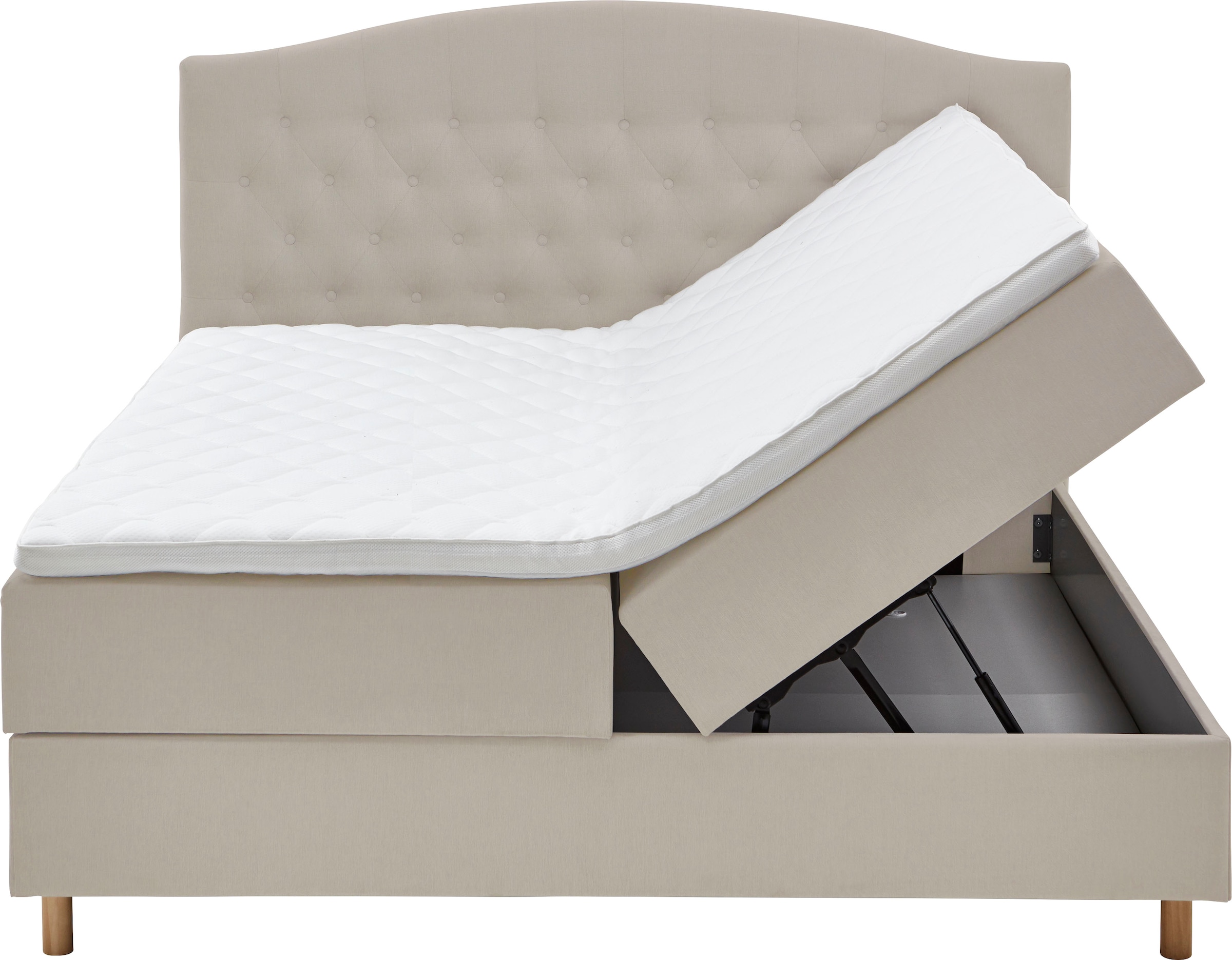 Home affaire Boxbett »Piemont« mit Bettkasten und Topper