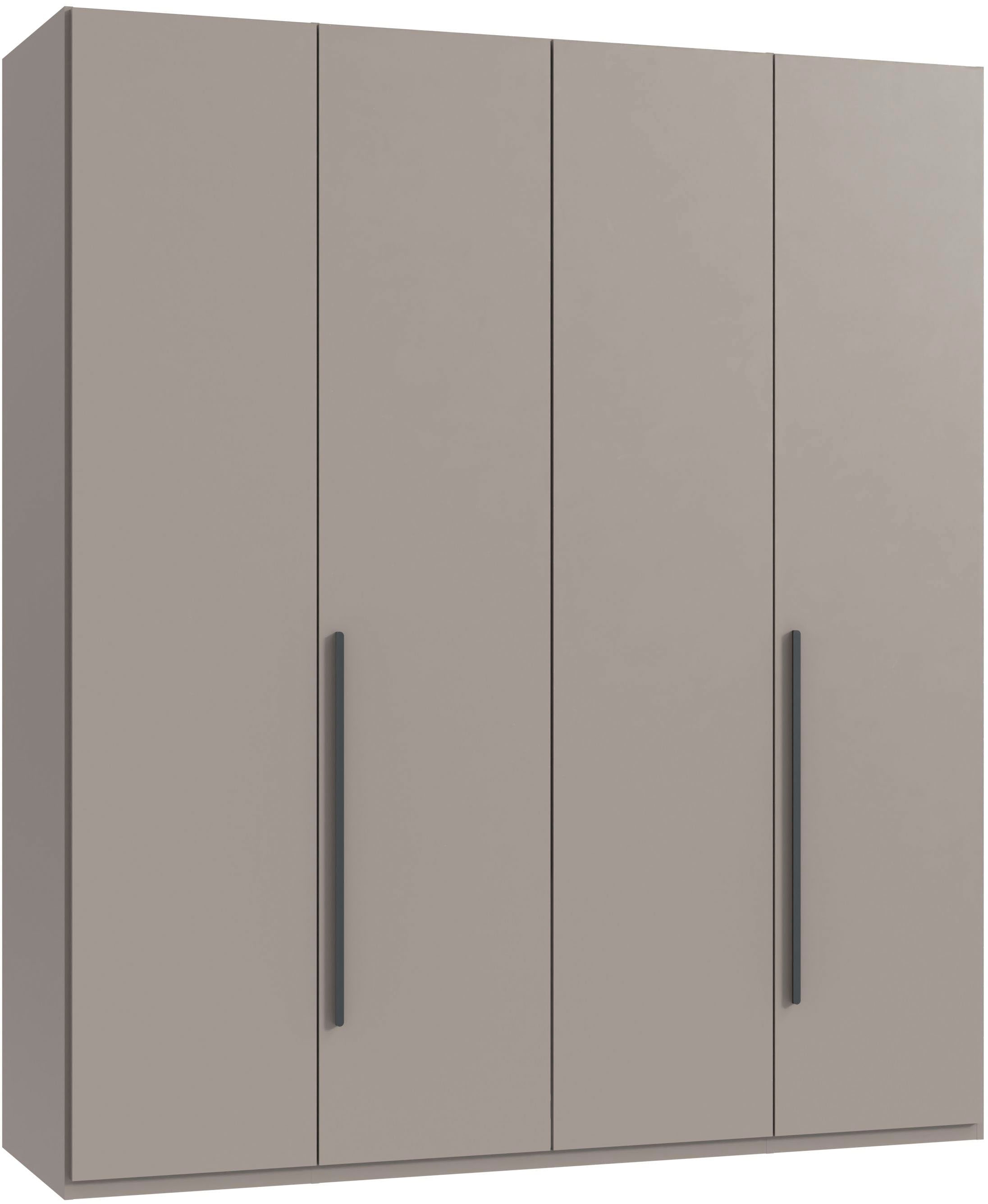 Wimex Armoire à portes battantes »Kleiderschrank London, in den Breiten 180cm, 225cm oder 270cm« avec différentes poignées en or, argent ou noir,  disponible au choix avec équipement Basic ou Premium