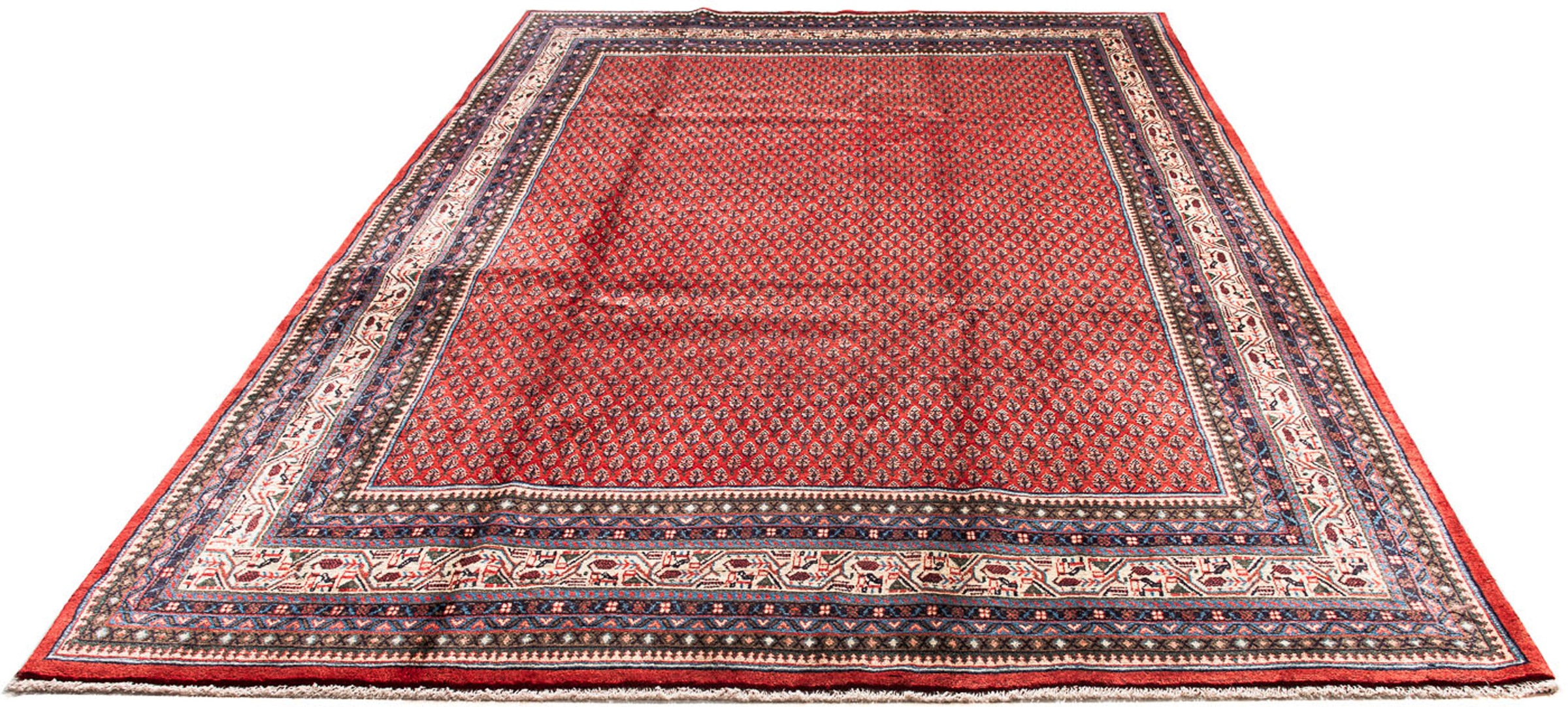 Image of morgenland Orientteppich »Perser - Mir - 315 x 215 cm - rot«, rechteckig, 10 mm Höhe, Wohnzimmer, Handgeknüpft, Einzelstück mit Zertifikat bei Ackermann Versand Schweiz