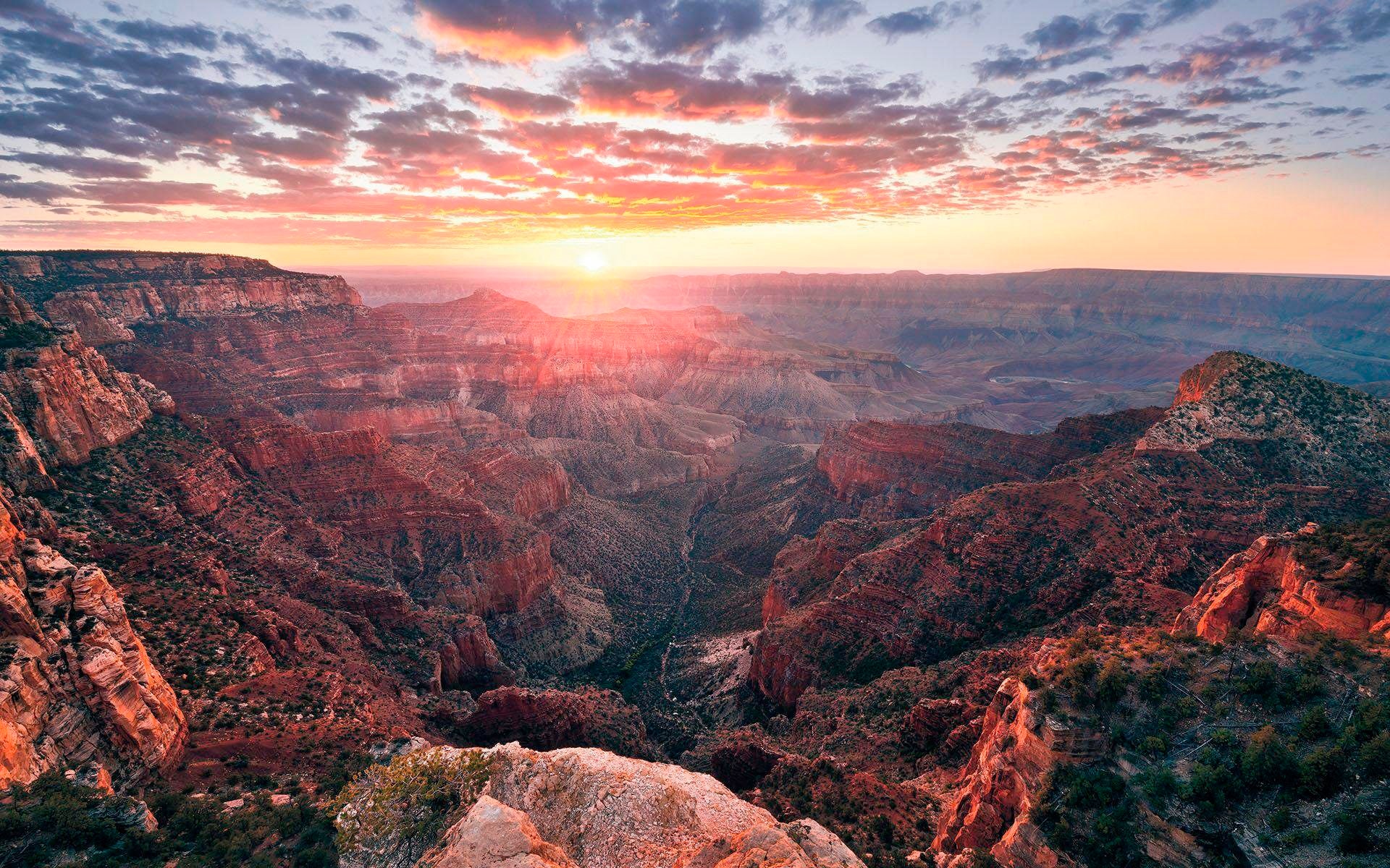 Image of Komar Vliestapete "Digitaldruck Vlies - The Canyon - Grösse 400 x 250 cm" bedruckt glatt Wohnzimmer, Schlafzimmer