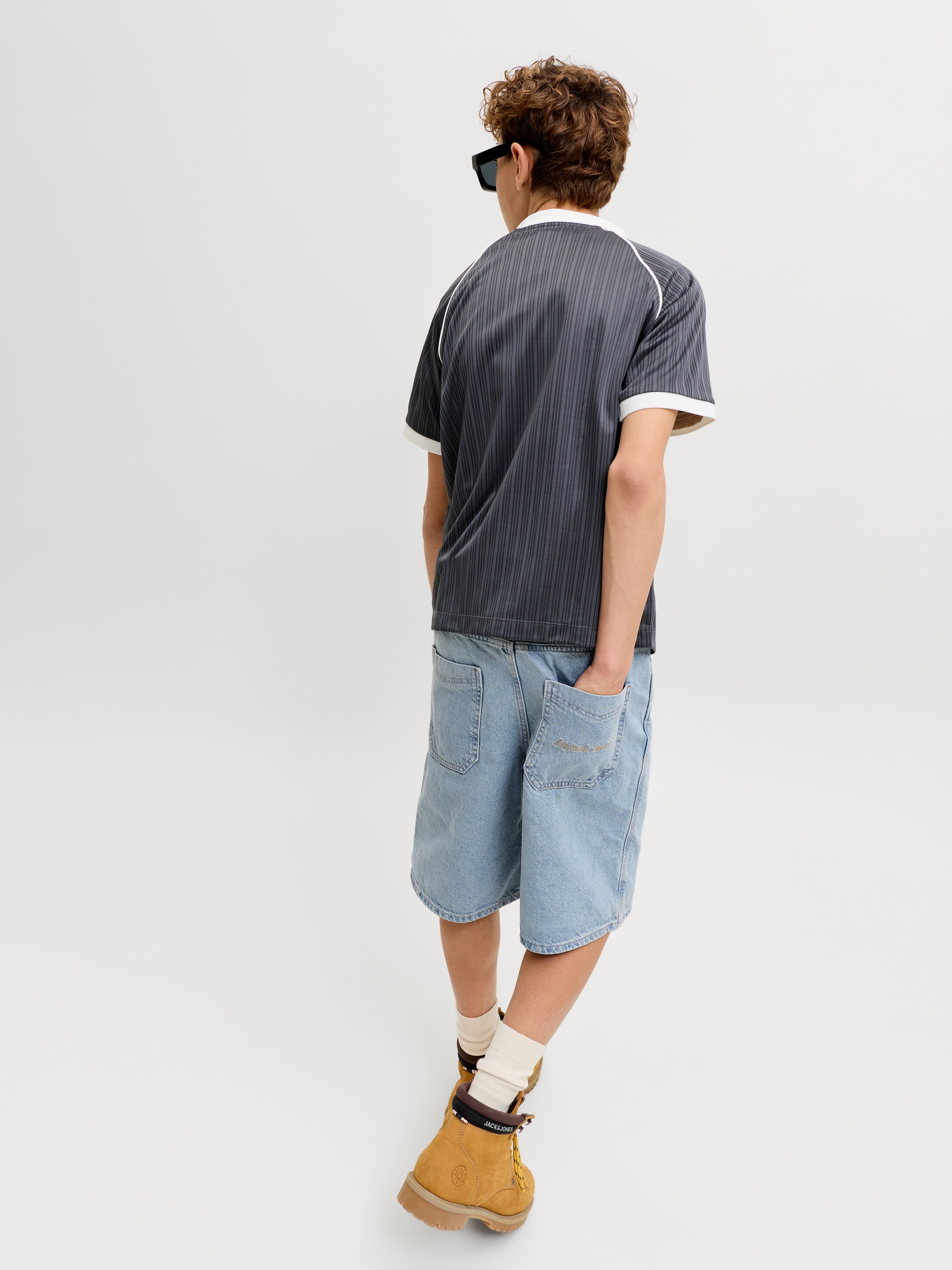 Jack & Jones Junior Shorts »JJIALEX JJNORREBRO SHORTS SQ 400 JNR«  Baumwolle, relaxed/baggy fit