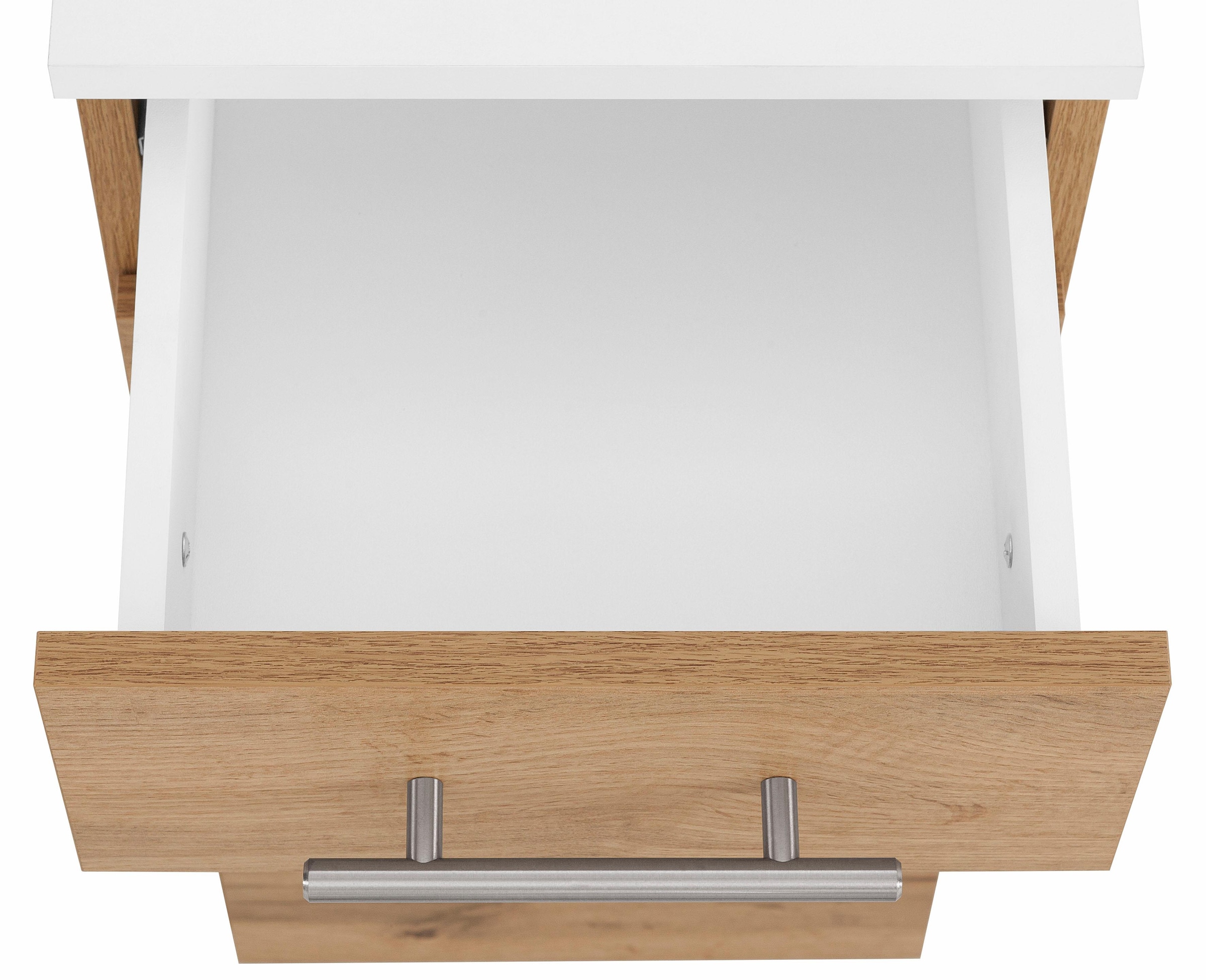 welltime Seitenschrank »Emmi, Breite 30 cm«, Wechselbarer Türanschlag, Metallbeschläge