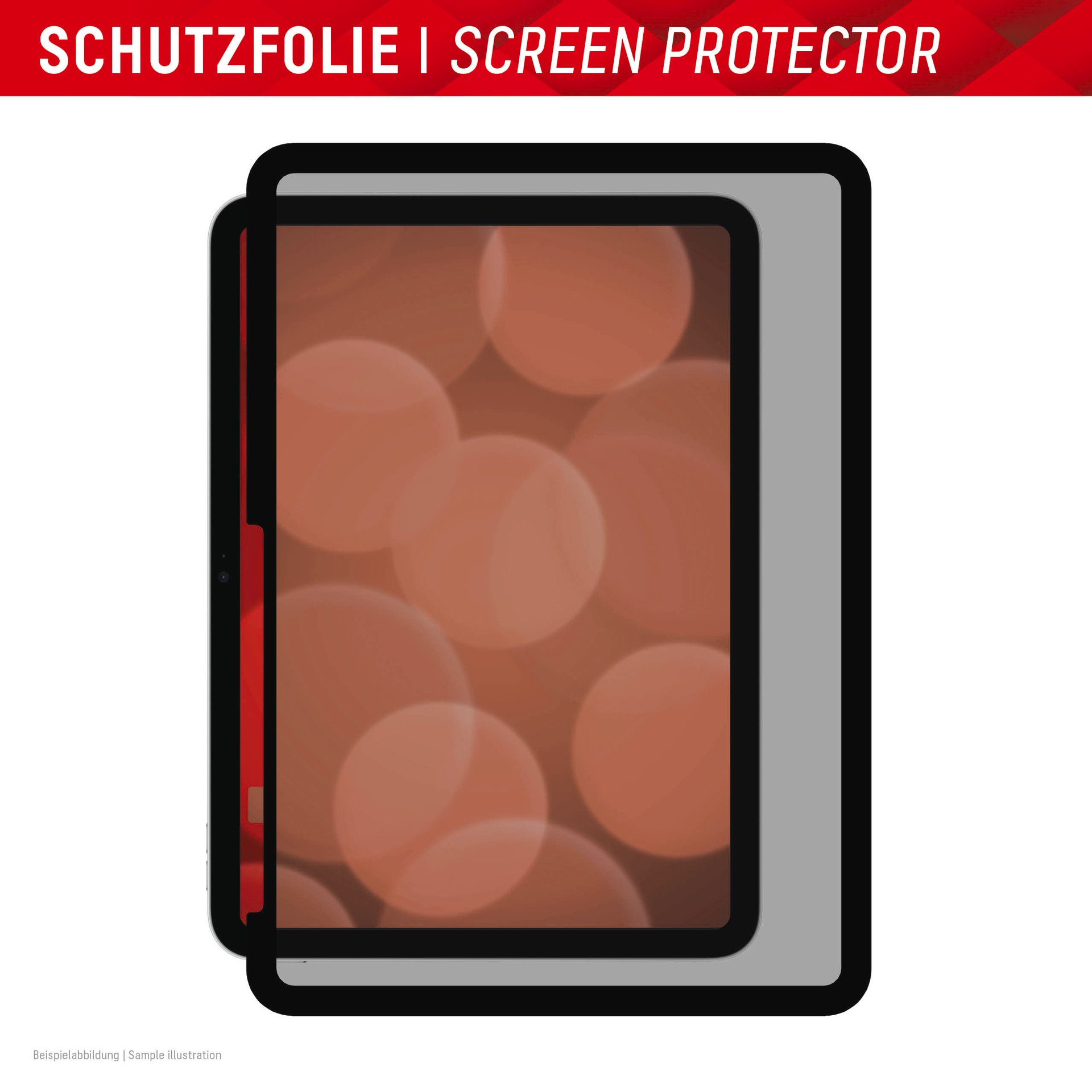 Displex Displayschutzfolie »Tablet Privacy Safe«, für Apple iPad 10,9" (10. Gen., 2022)-Apple iPad 11" (2025)-Apple iPad Air 11" (2024/2025), Blickschutzfolie, Schutzfolie, Bildschirmschutz, kratz- & stossfest
