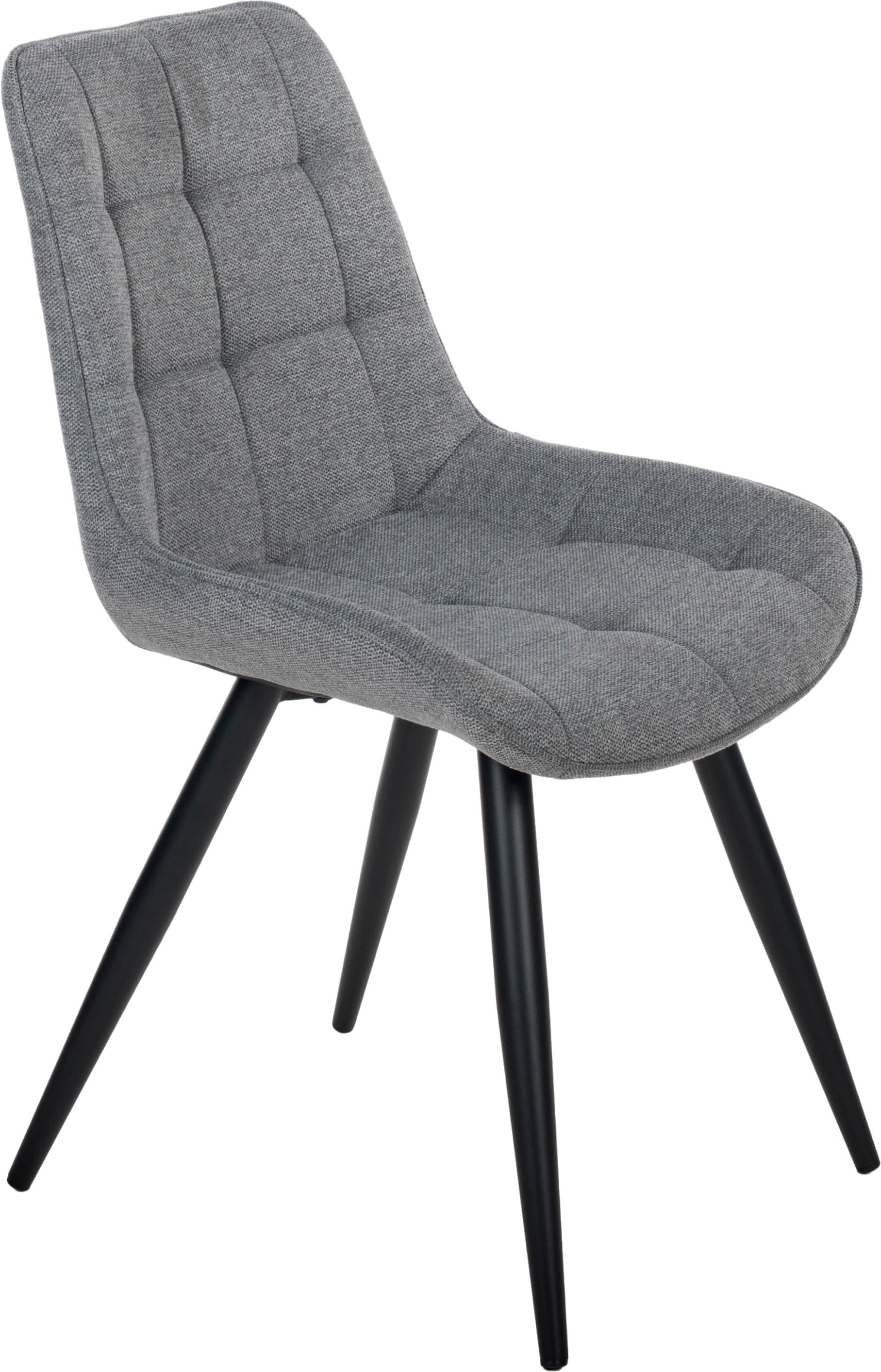 Duo Collection Chaise de salle à manger »Iris Esszimmerstuhl, 4er-Set« (Ensemble) 4 cuisrevêtement en tissu robuste, rembourrage matelassé, supporte jusqu'à 110 kg