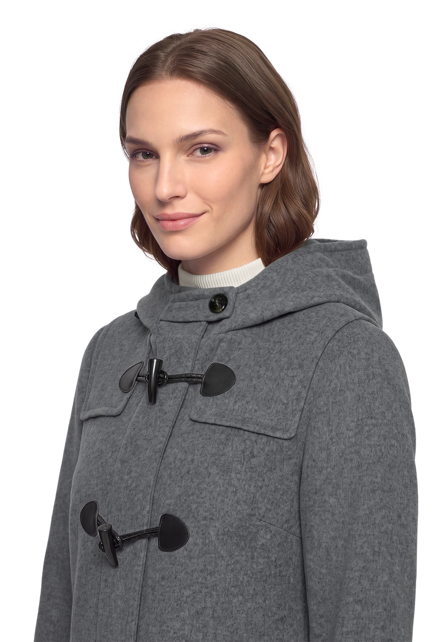 Gil Bret Dufflecoat Duffle-coat avec capuche en laine/cashmere
