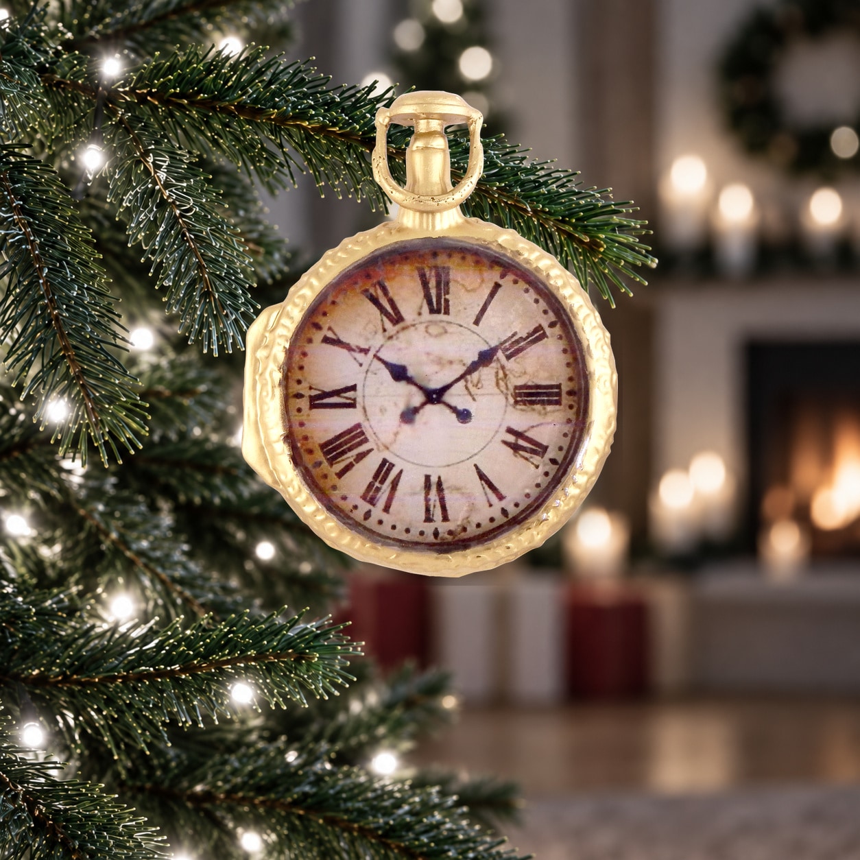 Krebs Glas Lauscha Christbaumschmuck »Taschenuhr« Glas, 1 Stück