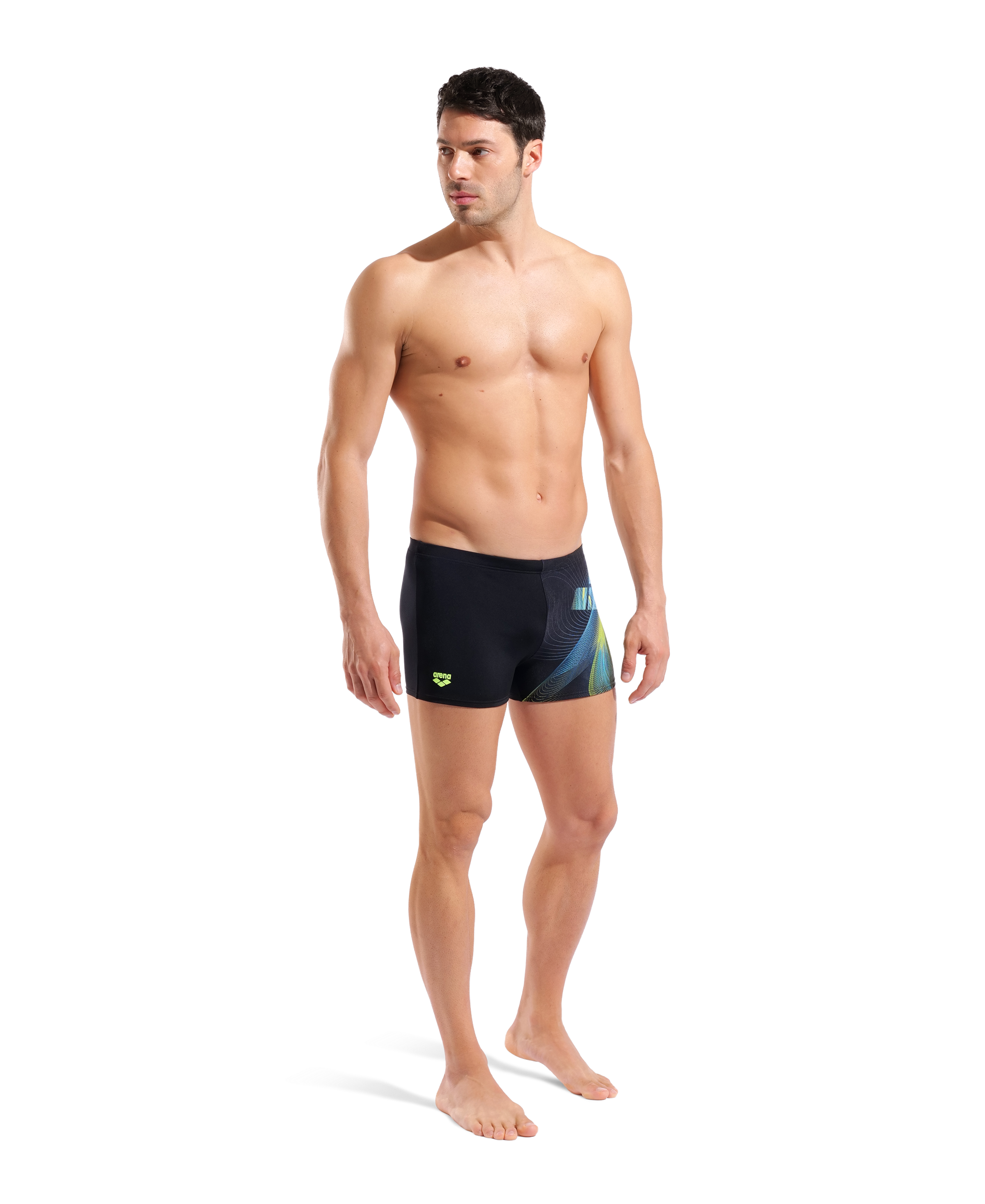 Image of Arena Badeshorts "M ARENA JELLYFISH SWIM SHORT" chlorbeständig, schnelltrocknend, mit innenliegendem Kordelzug