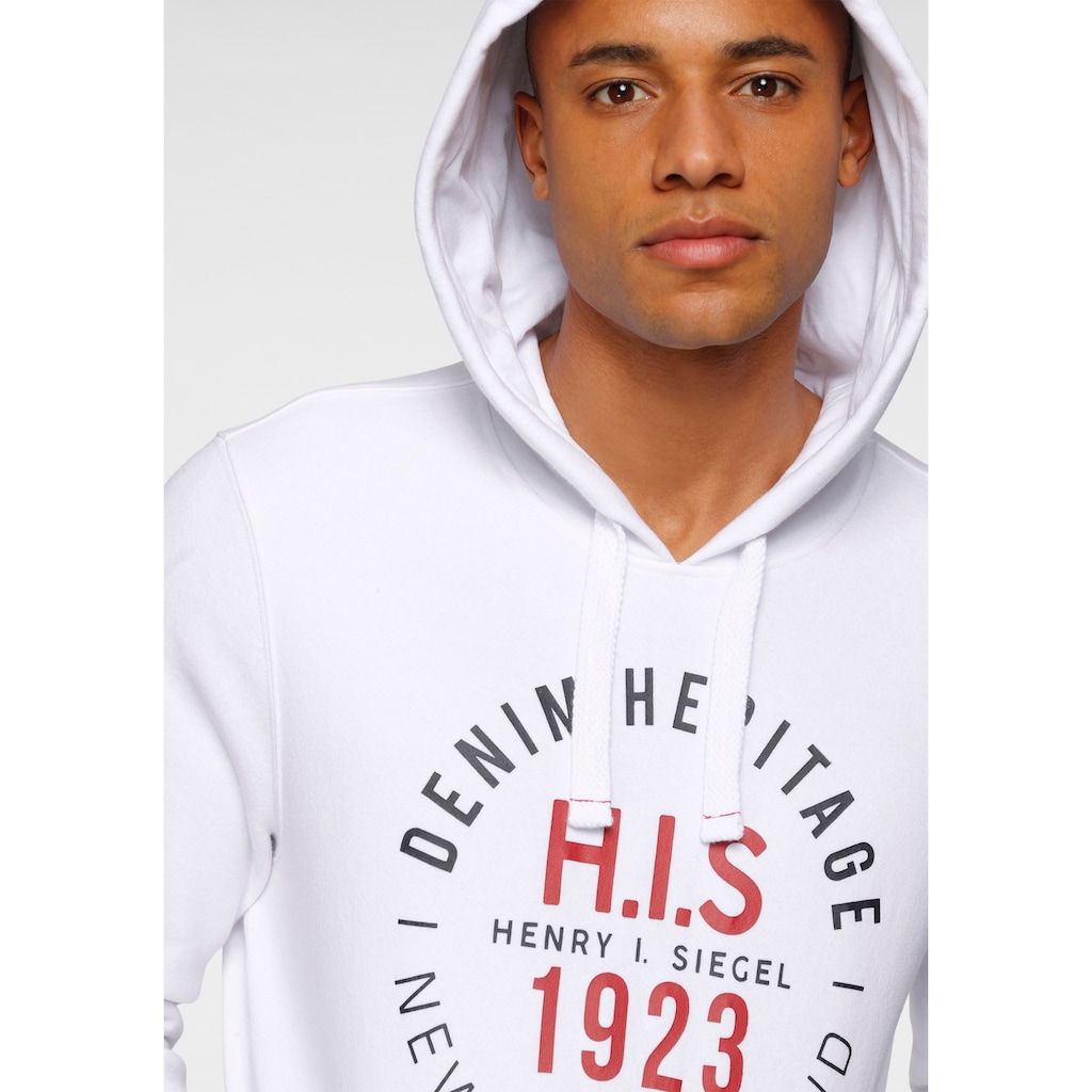 H.I.S Kapuzensweatshirt, mit markanten Kordeln