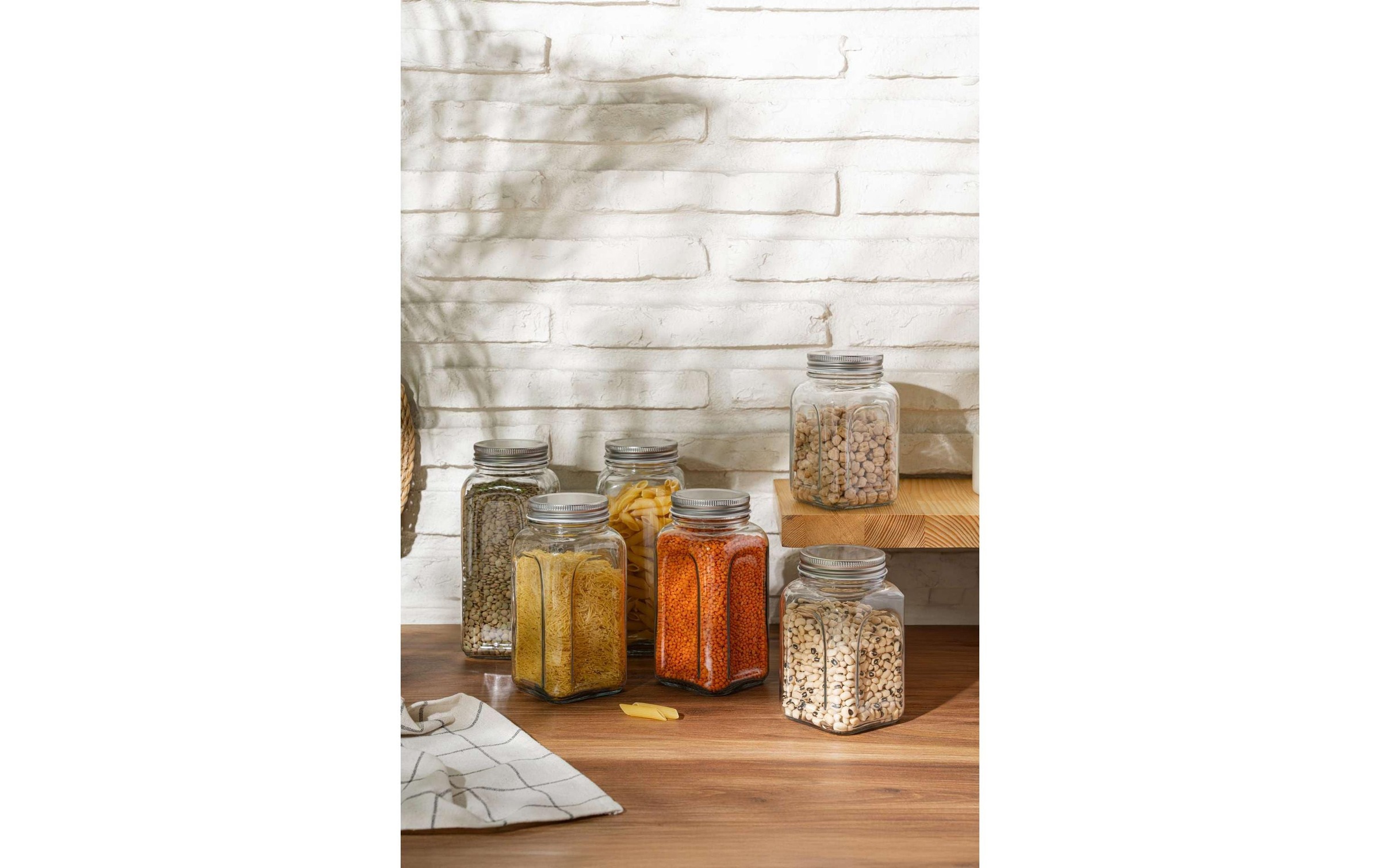 Vorratsdose »Hermia 0.98 l«, (Set, 6 tlg.)