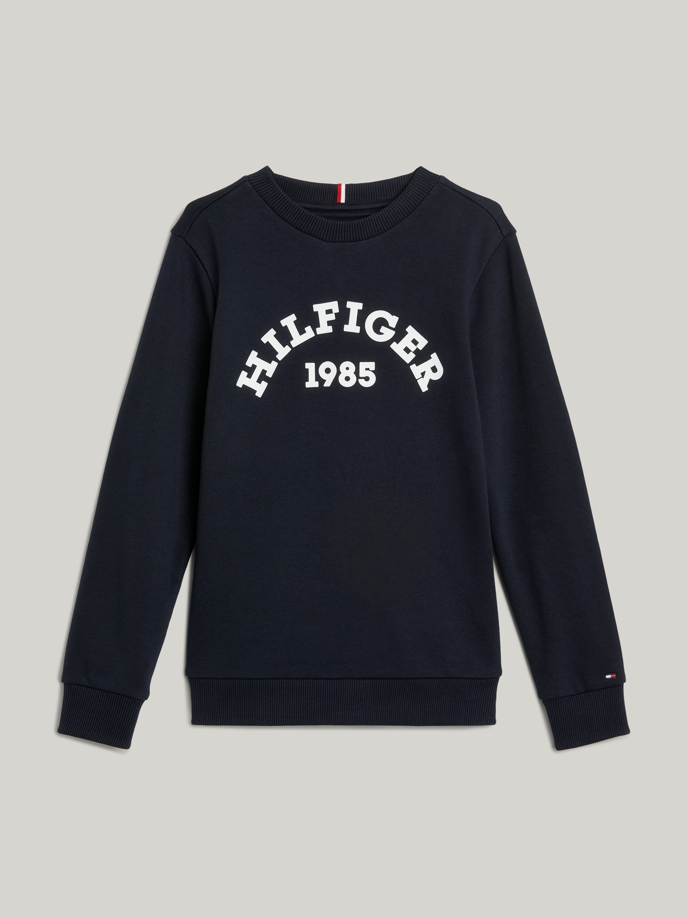 Tommy Hilfiger Sweatshirt »HILFIGER 1985 SWEATSHIRT«, Kinder bis 16 Jahre, mit Logo-Print
