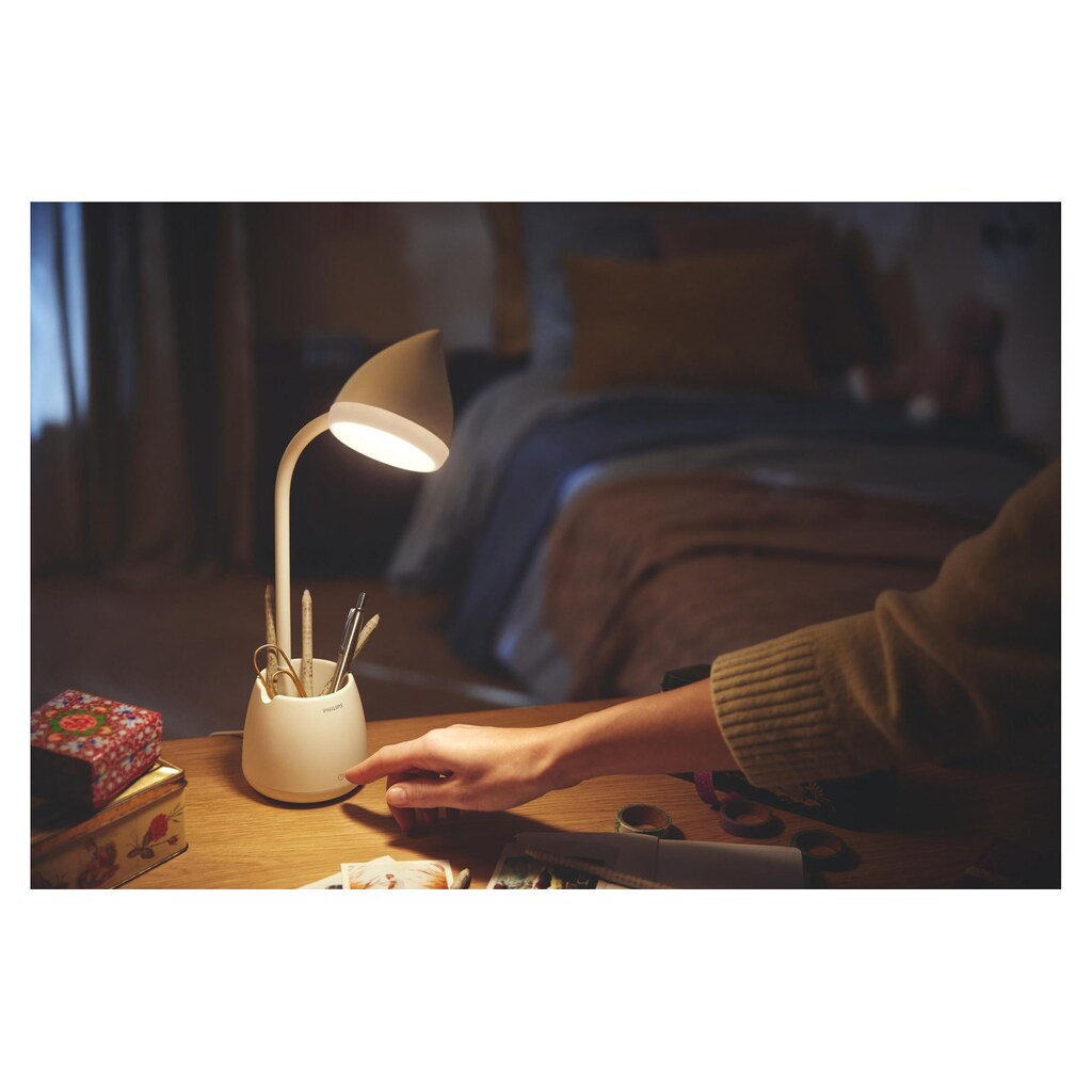 Philips LED Schreibtischlampe »Hat«, 1 flammig-flammig