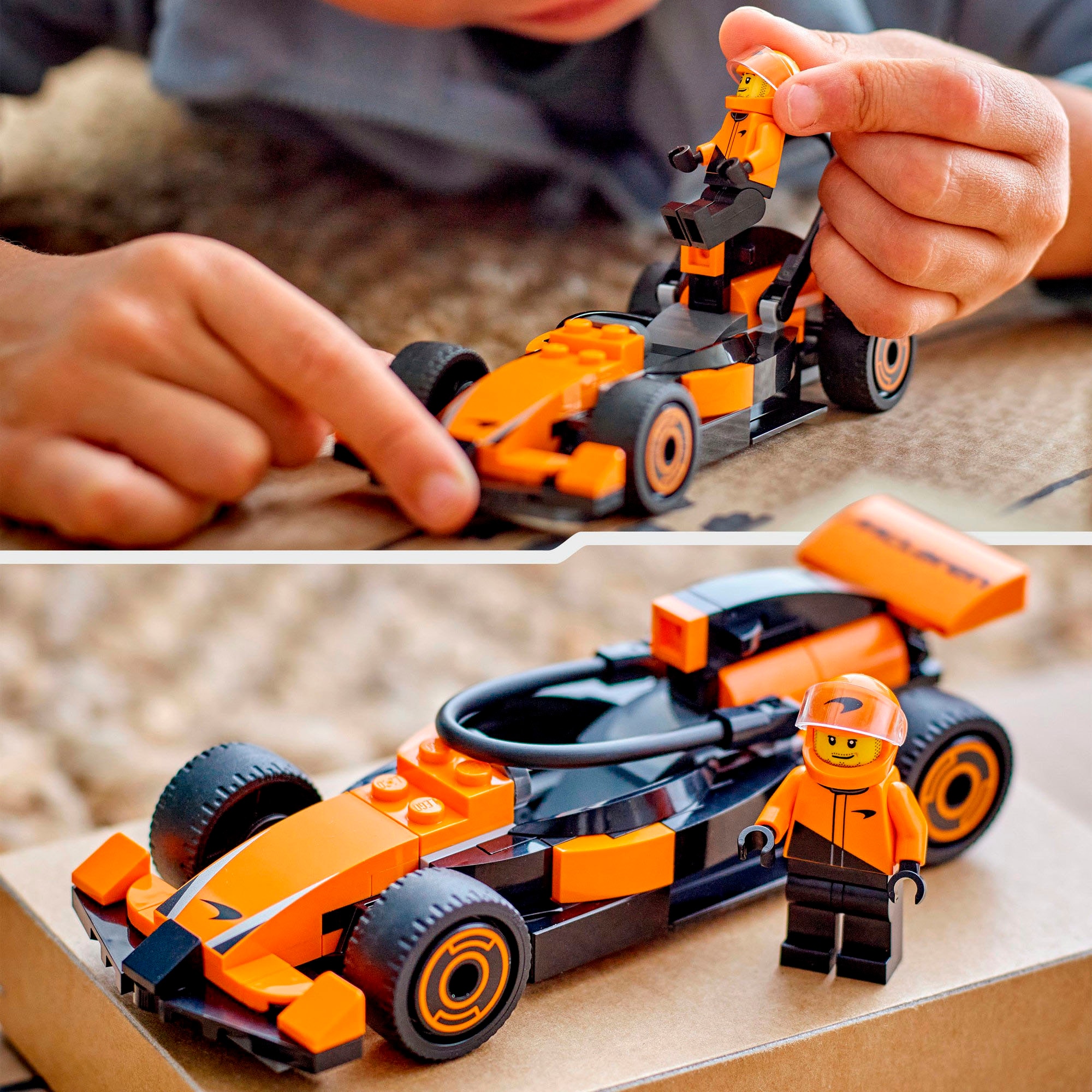LEGO® Pions de construction »F1® Rennfahrer mit McLaren Rennauto (60442), LEGO City« Made in Europe