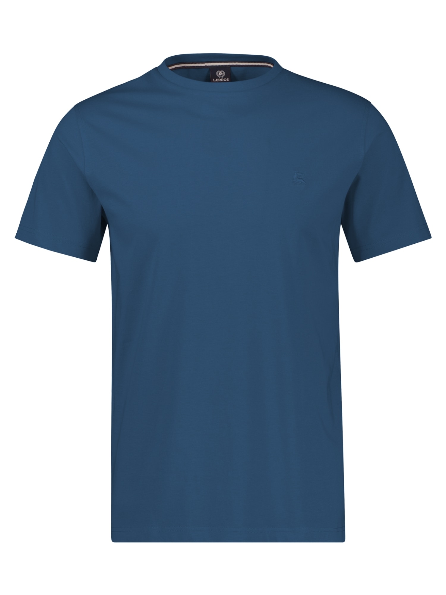 LERROS T-Shirt »T-Shirt mit Rundhalsausschnitt« Herren Shirt aus 100% Baumwolle, einfarbig, Jersey-Qualität