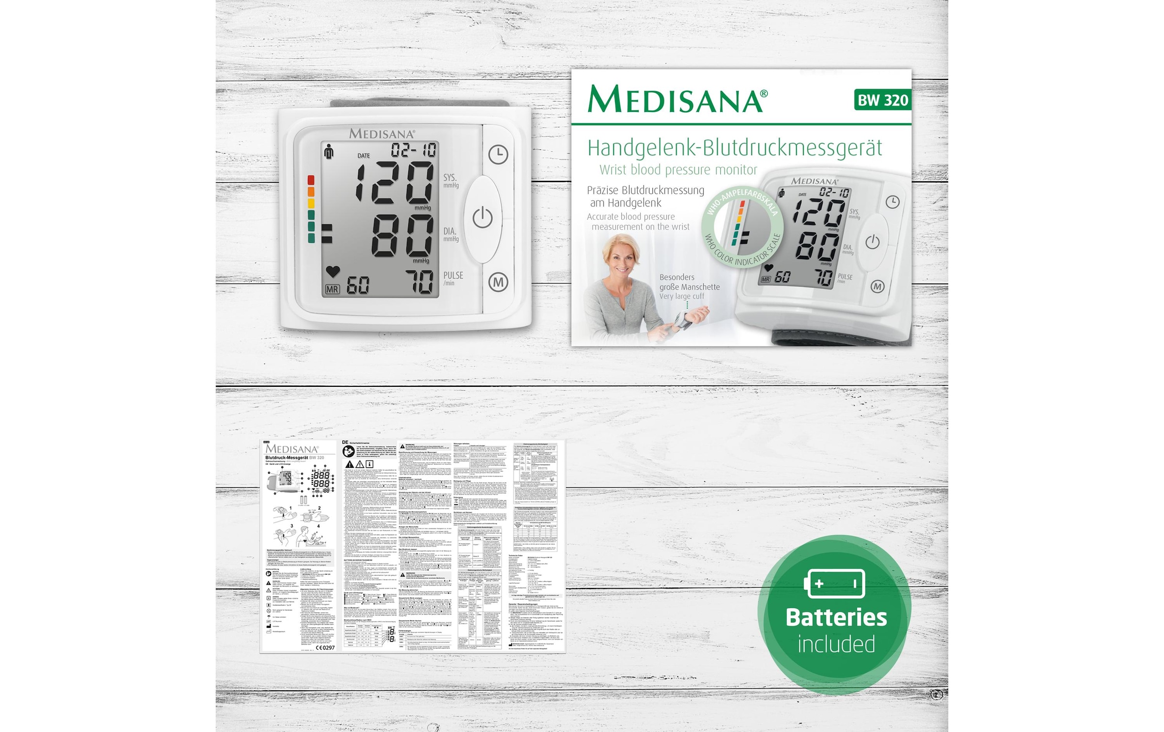 Medisana Blutdruckmessgerät »BW320«