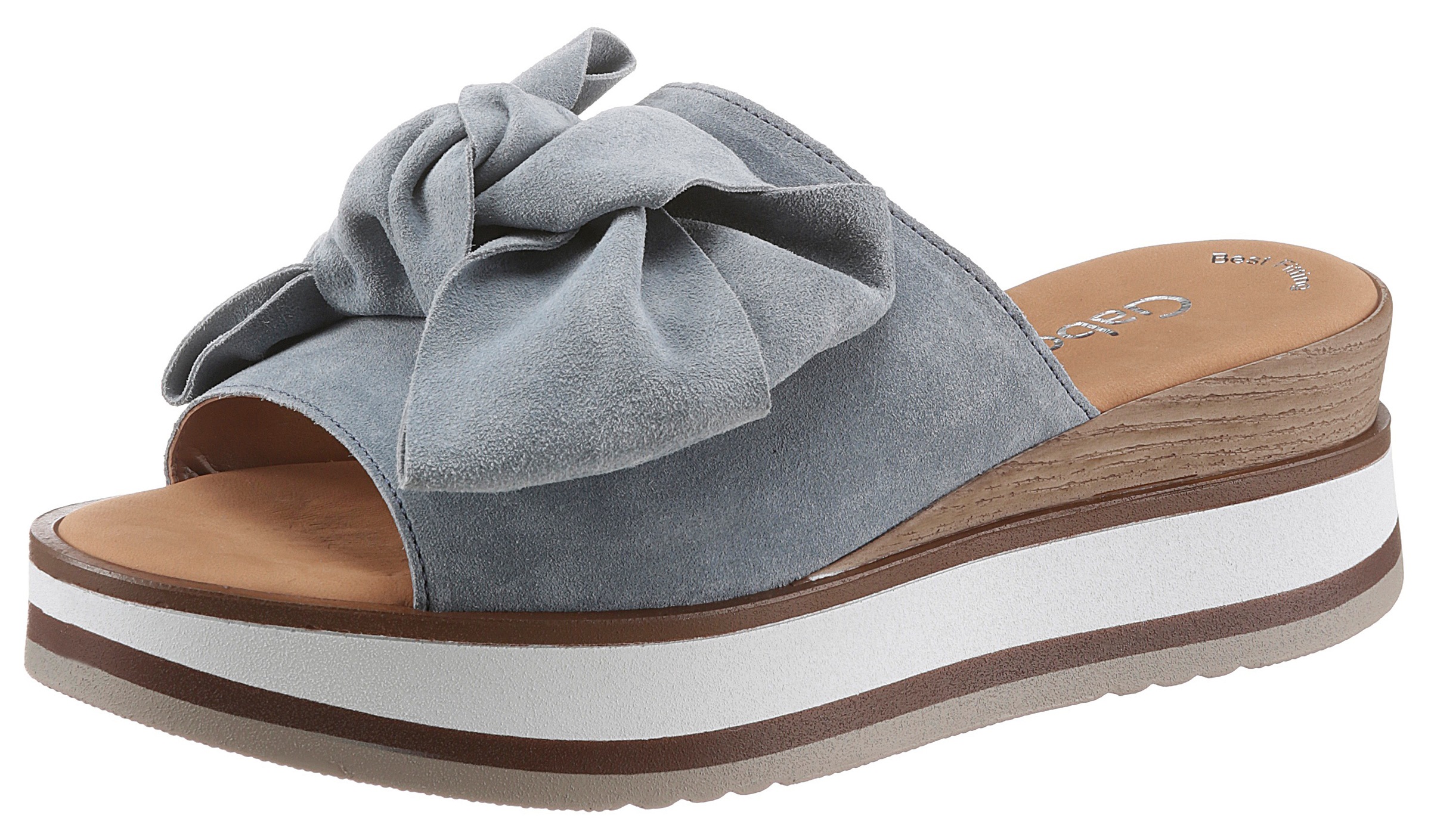 Image of Gabor Pantolette, mit schöner Zierschleife bei Ackermann Versand Schweiz