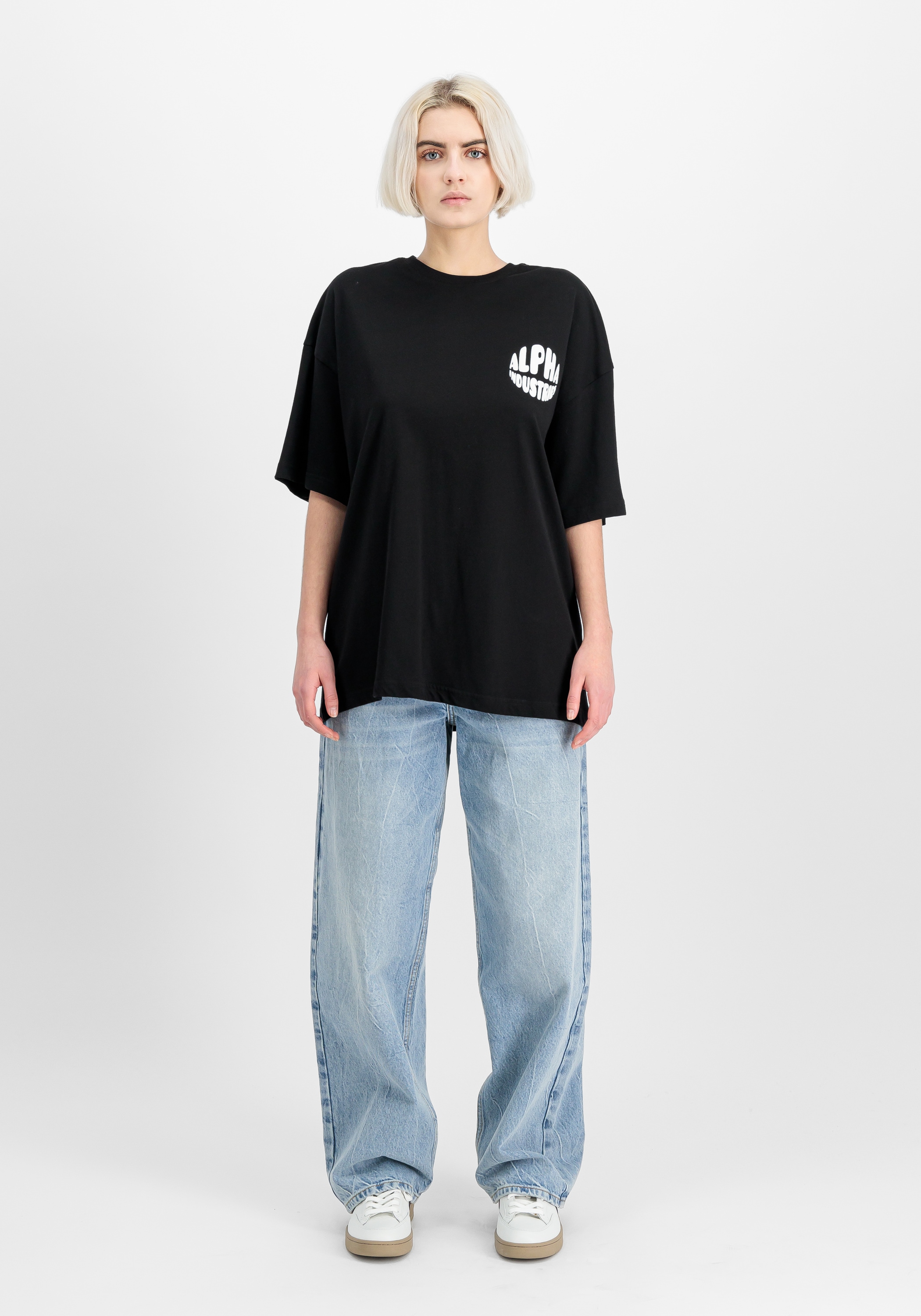 Alpha Industries T-Shirt »Alpha Industries Women - T-Shirts Logo Backprint T-Shirt W«