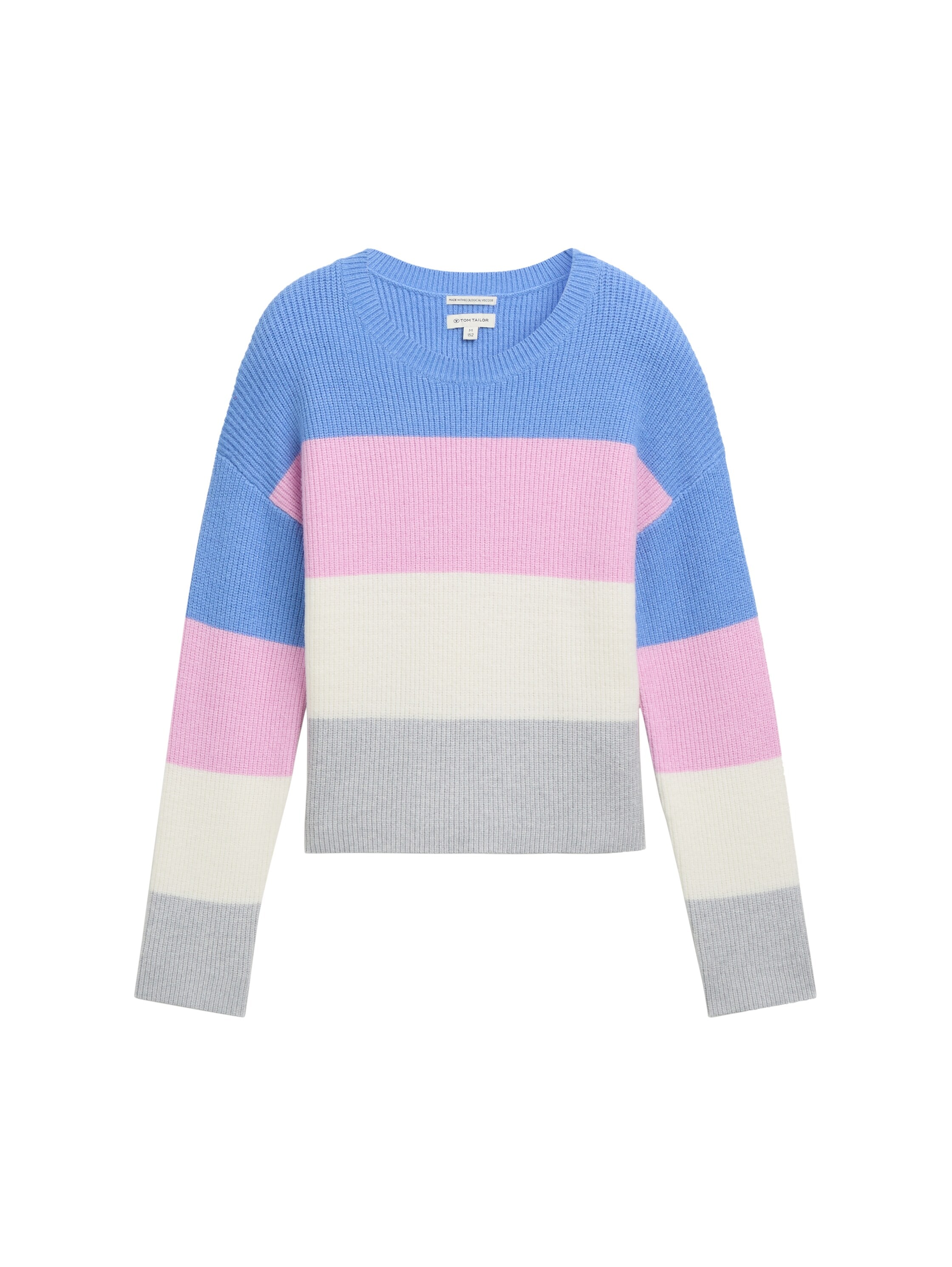 TOM TAILOR Strickpullover, mit Colour Blocking