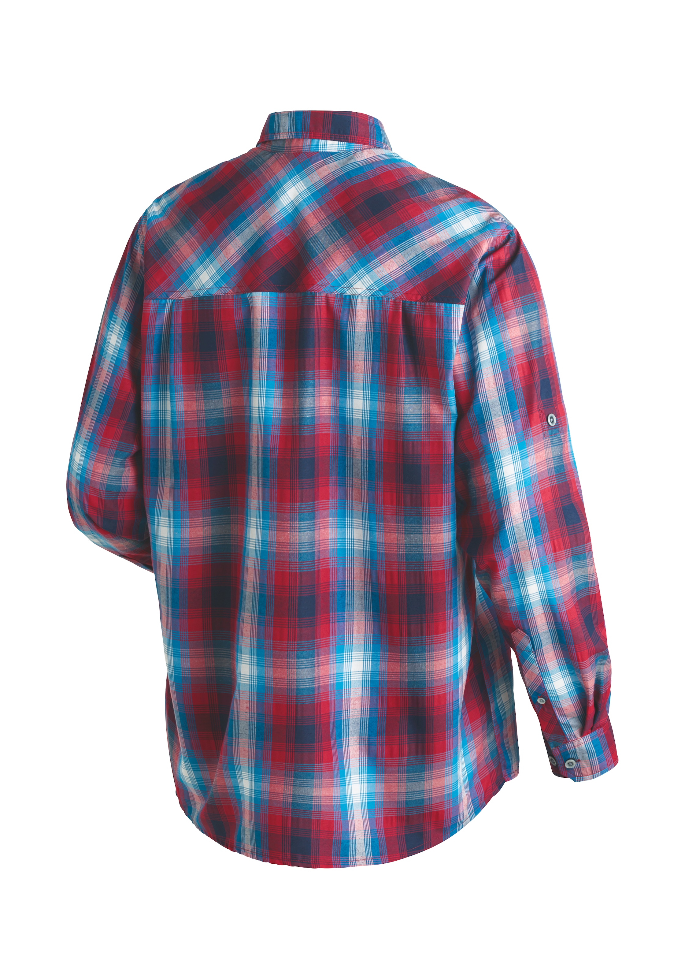 Maier Sports Chemisier fonctionnel »Claas« chemise homme manches longues, chemise décontractée à carreaux, coupe régulière