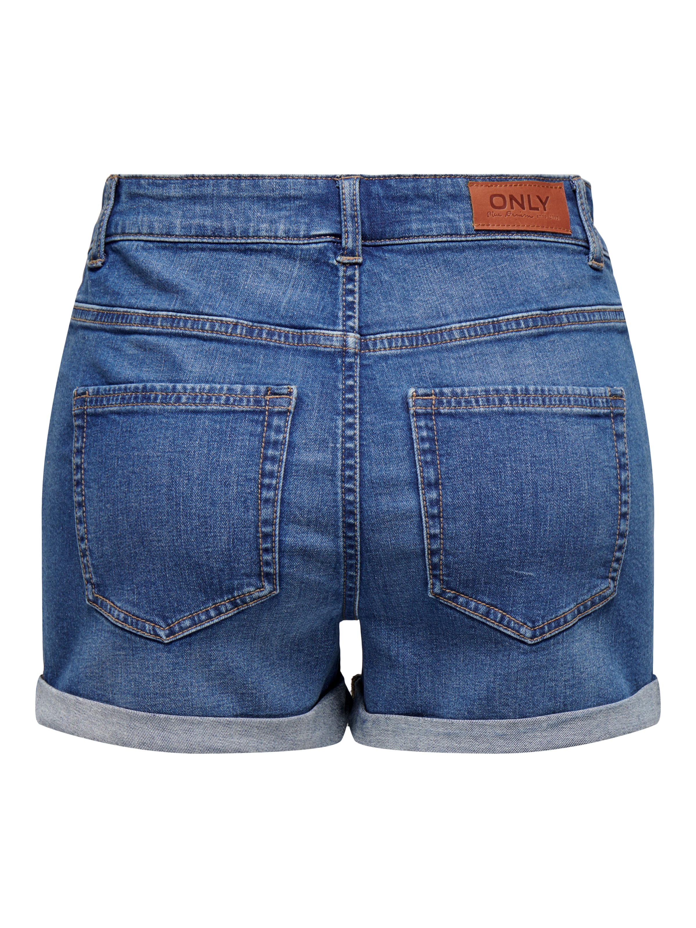 ONLY Shorts »ONLHUSH HW BUTTON FOLD UP SHORTS DNM PIM«