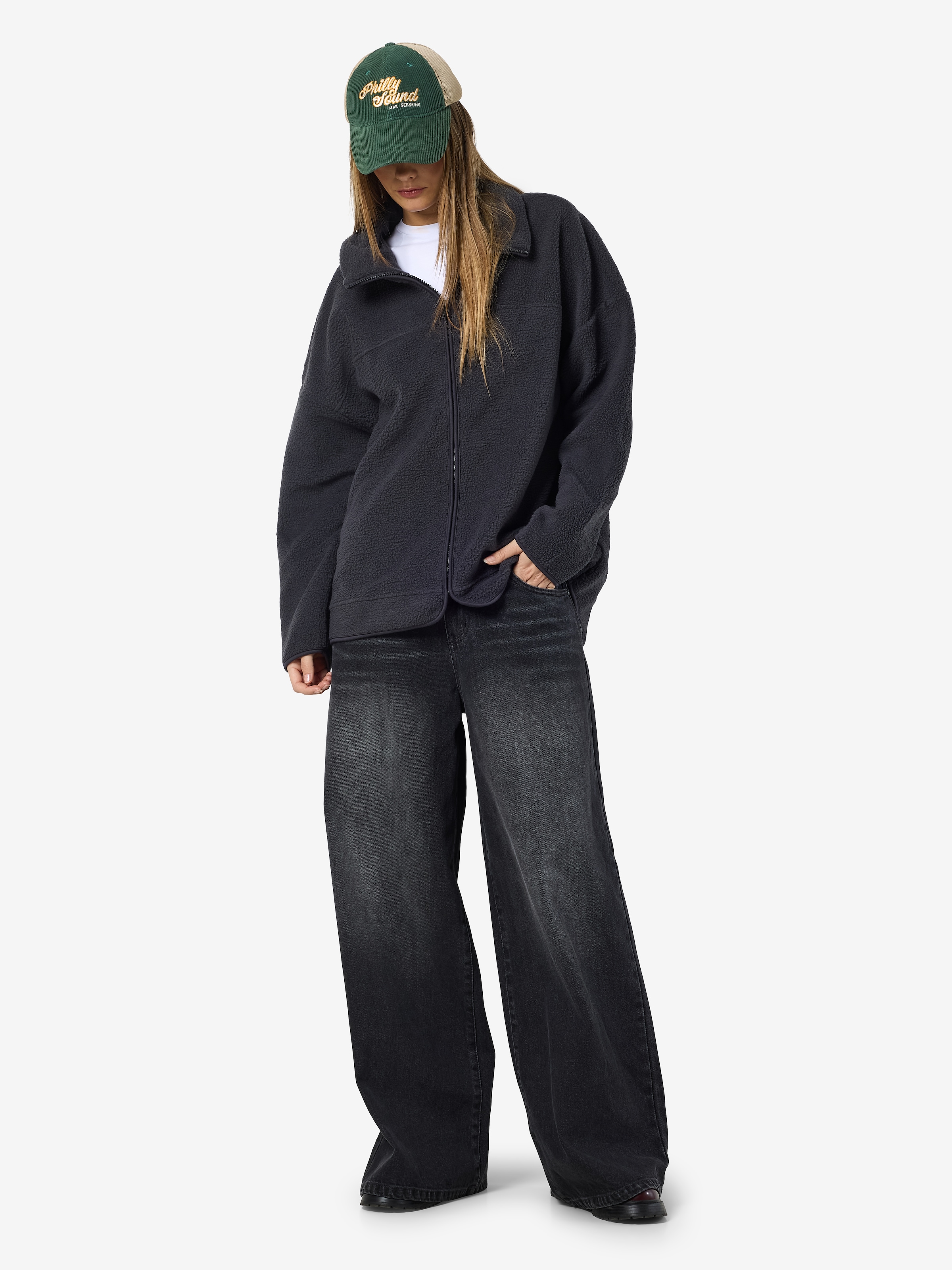 Noisy may Sweatjacke »NMCOZY L/S ZIP SWEATER JRS NOOS«