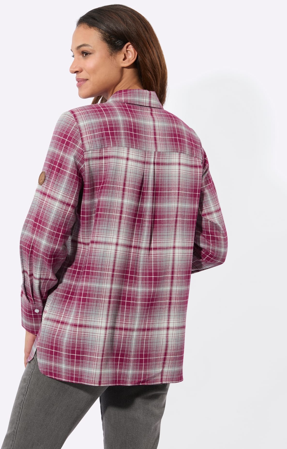 Casual Looks Blouse en flanelle
