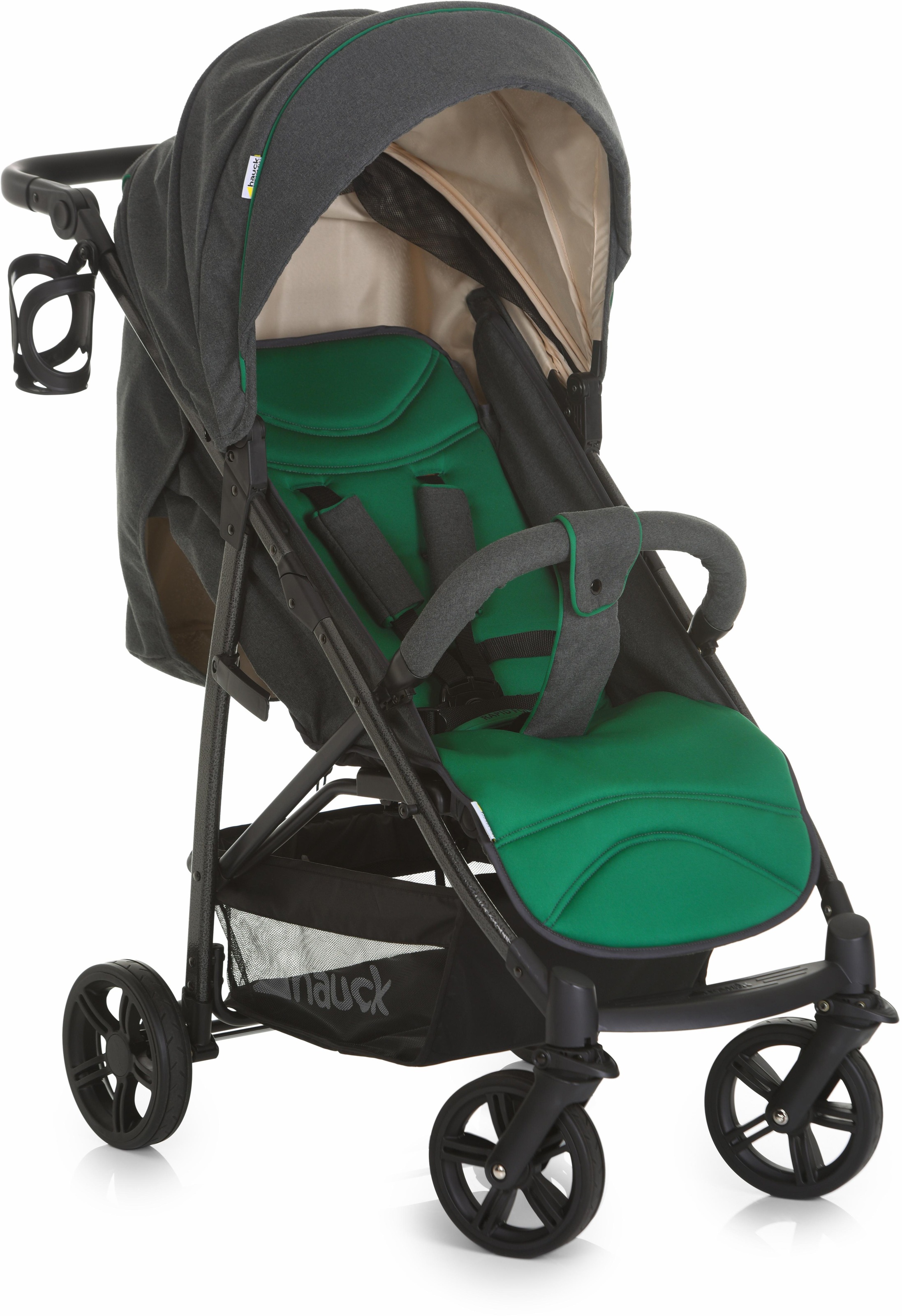 Kinder-Buggy "Rapid 4S Caviar/Emerald