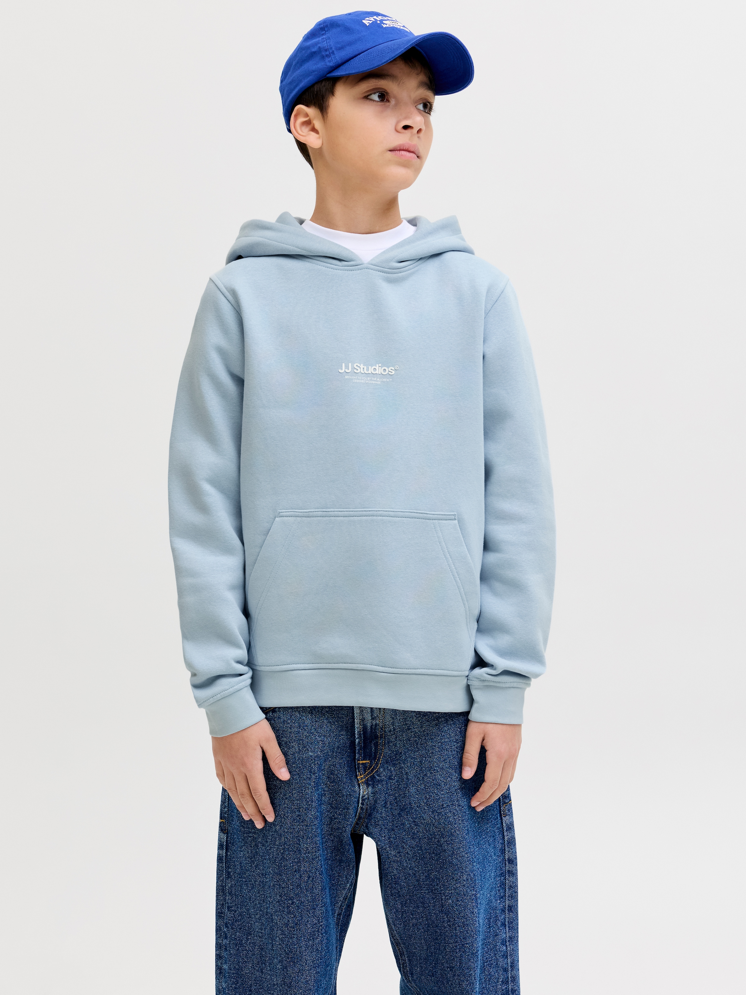 Jack & Jones Junior Sweat à capuche »JJESOHO SWEAT HOOD NOOS JNR«, Baumwollmischung, relaxed fit
